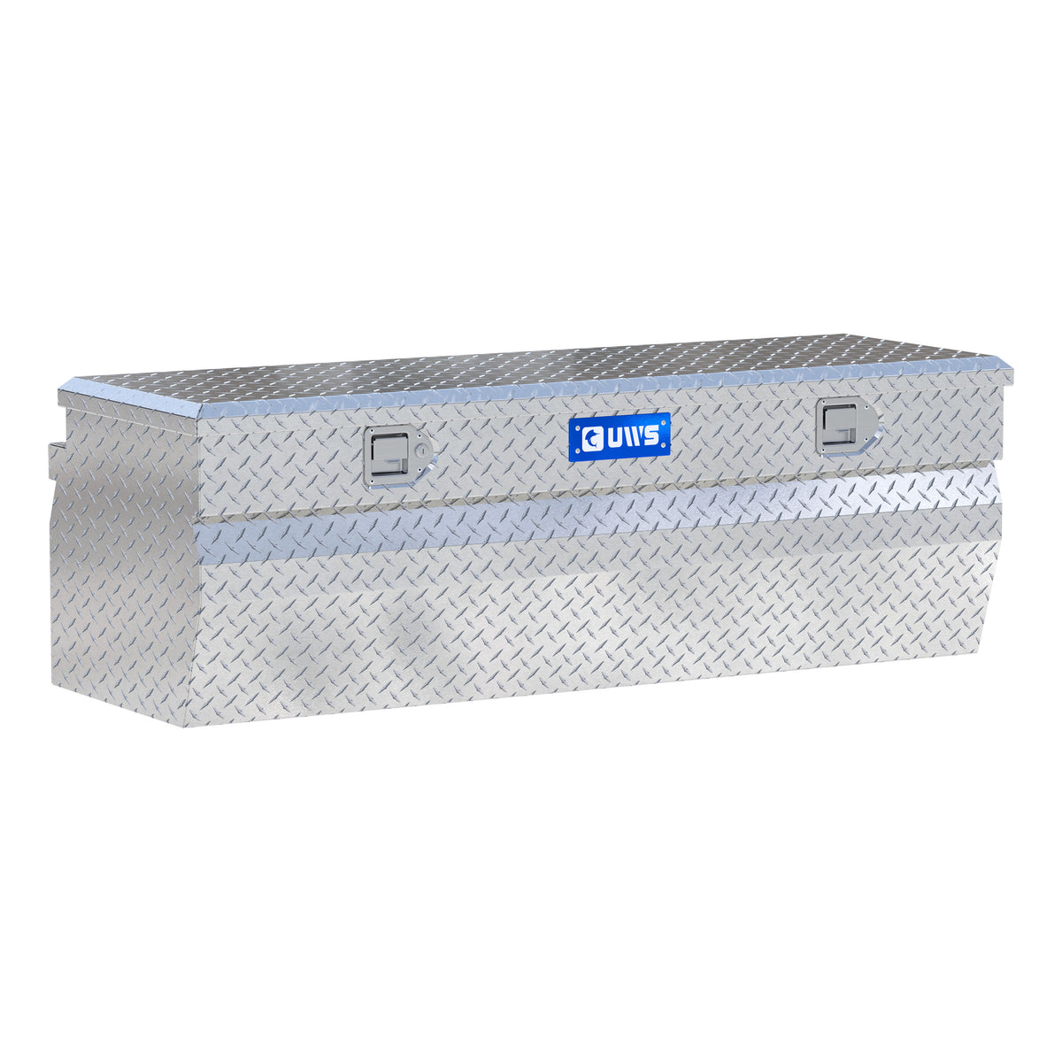 UWS TBC-55-W Bright Aluminum 55" Wedge Utility Chest Box (LTL Shipping Only)
