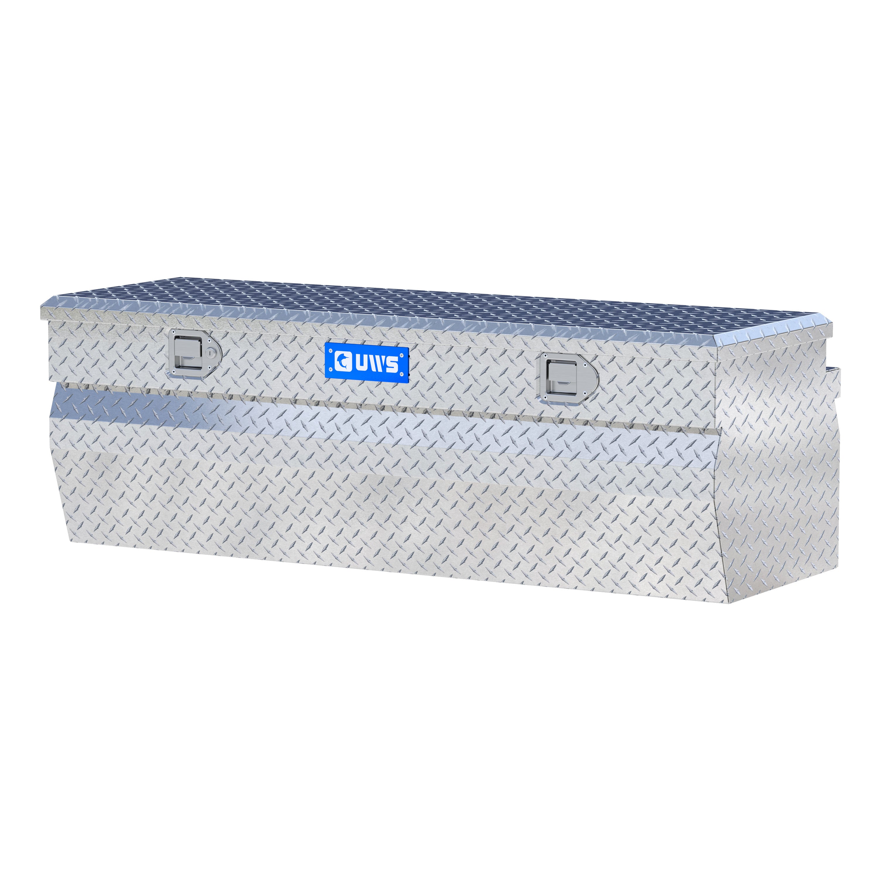 UWS TBC-55-W Bright Aluminum 55" Wedge Utility Chest Box (LTL Shipping Only)