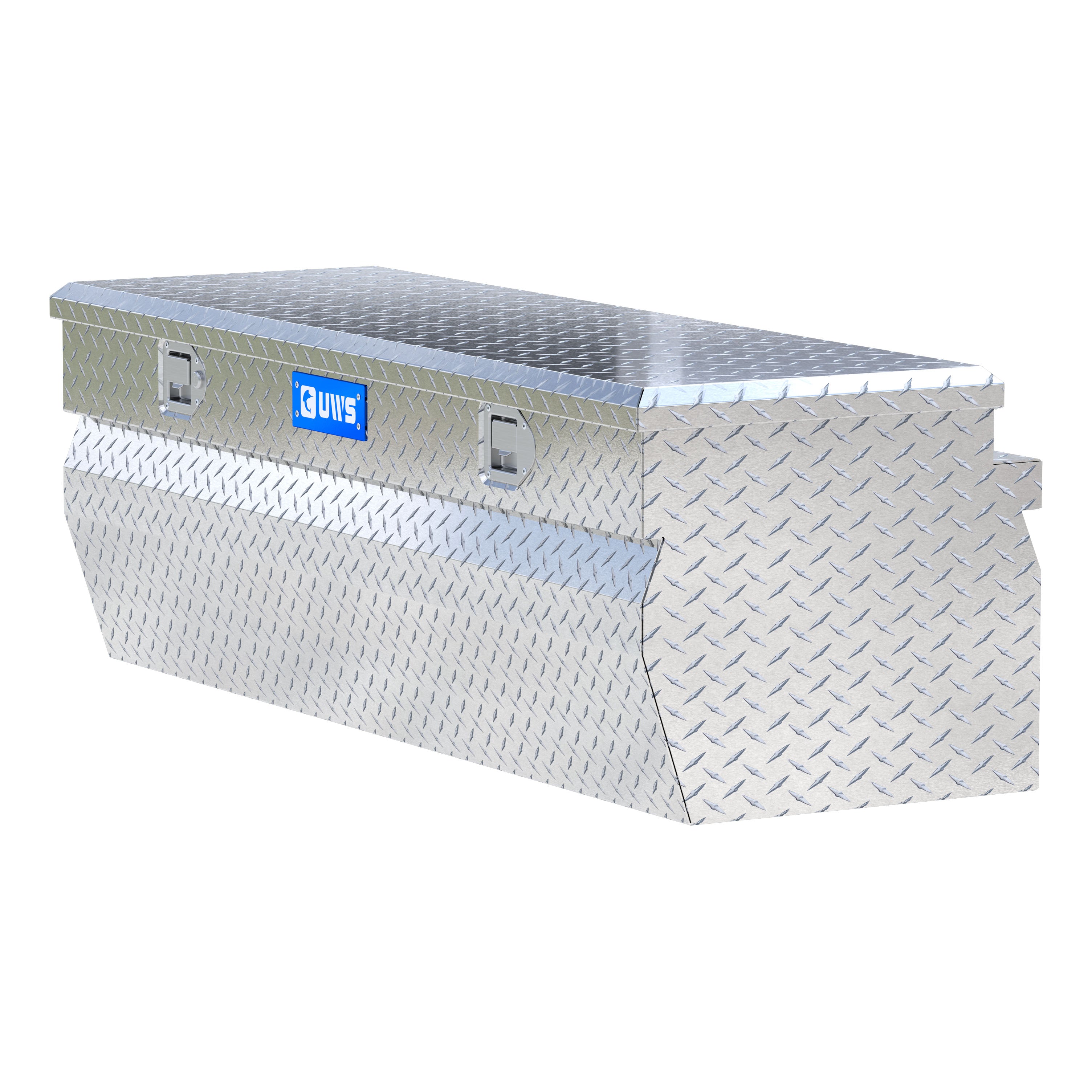 UWS TBC-55-W Bright Aluminum 55" Wedge Utility Chest Box (LTL Shipping Only)