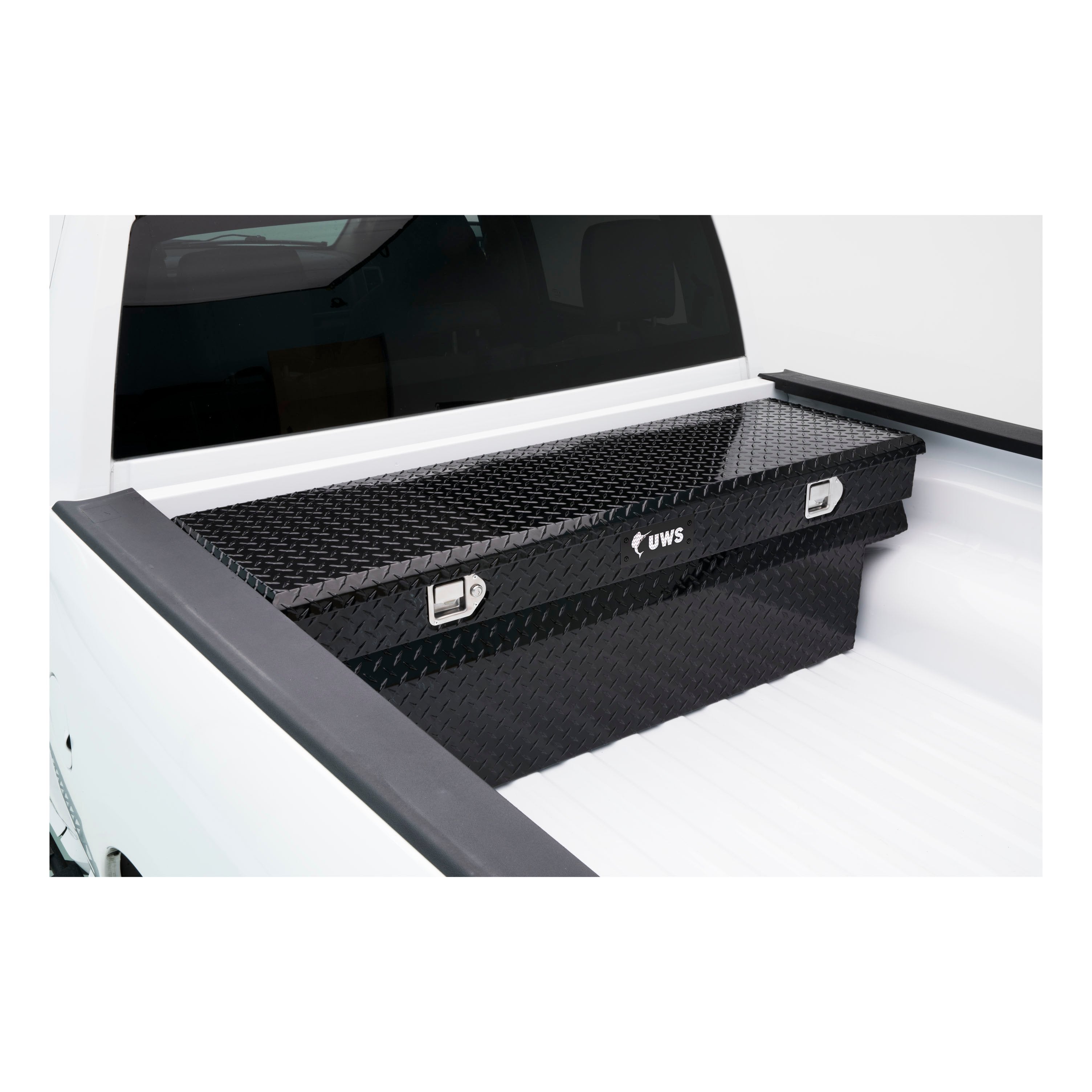 UWS TBC-60-N-BLK Gloss Black Aluminum 60" Notched Utility Chest Box (LTL Shipping Only)