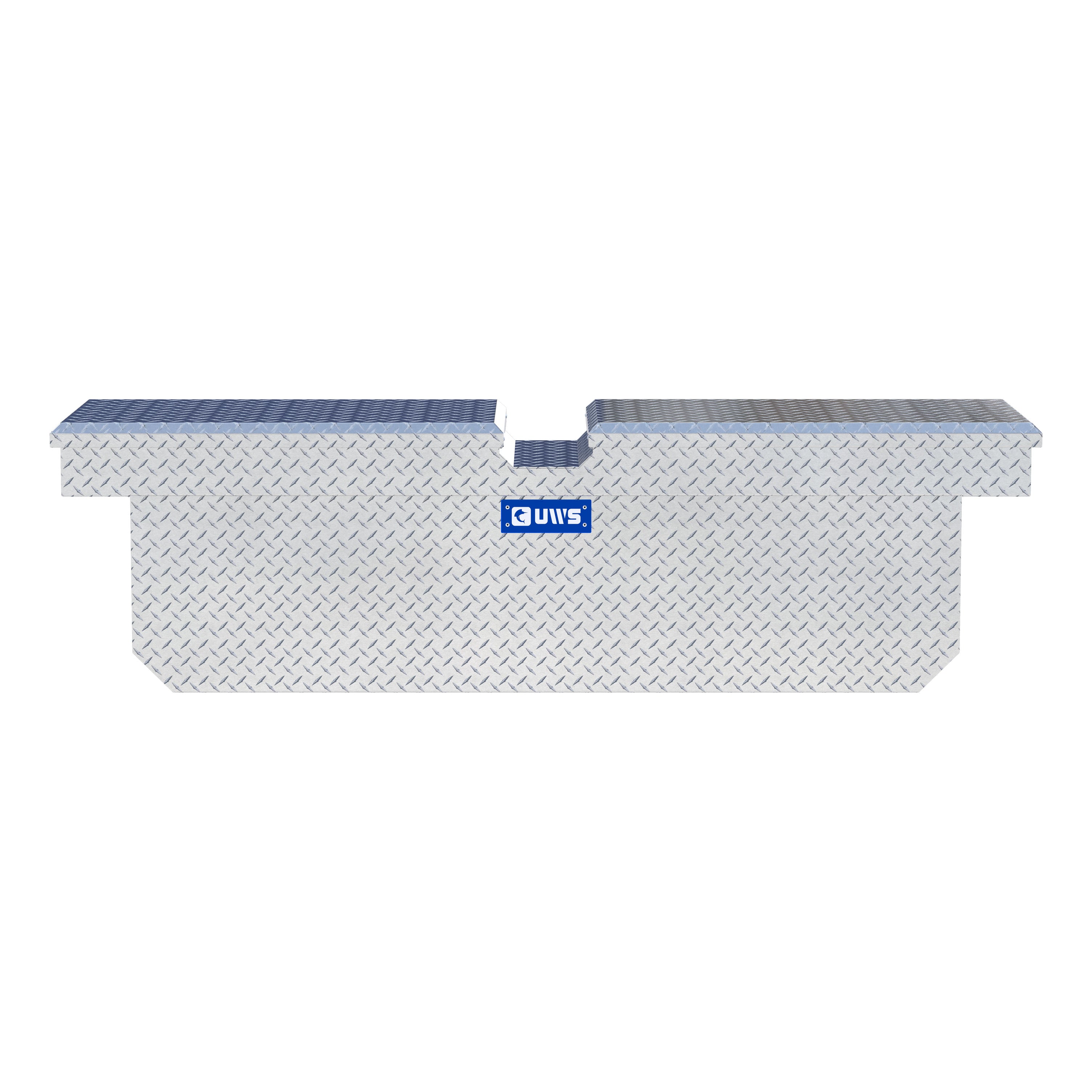 UWS TBD-72 Bright Aluminum 72" Deep Gull Wing Crossover Truck Tool Box