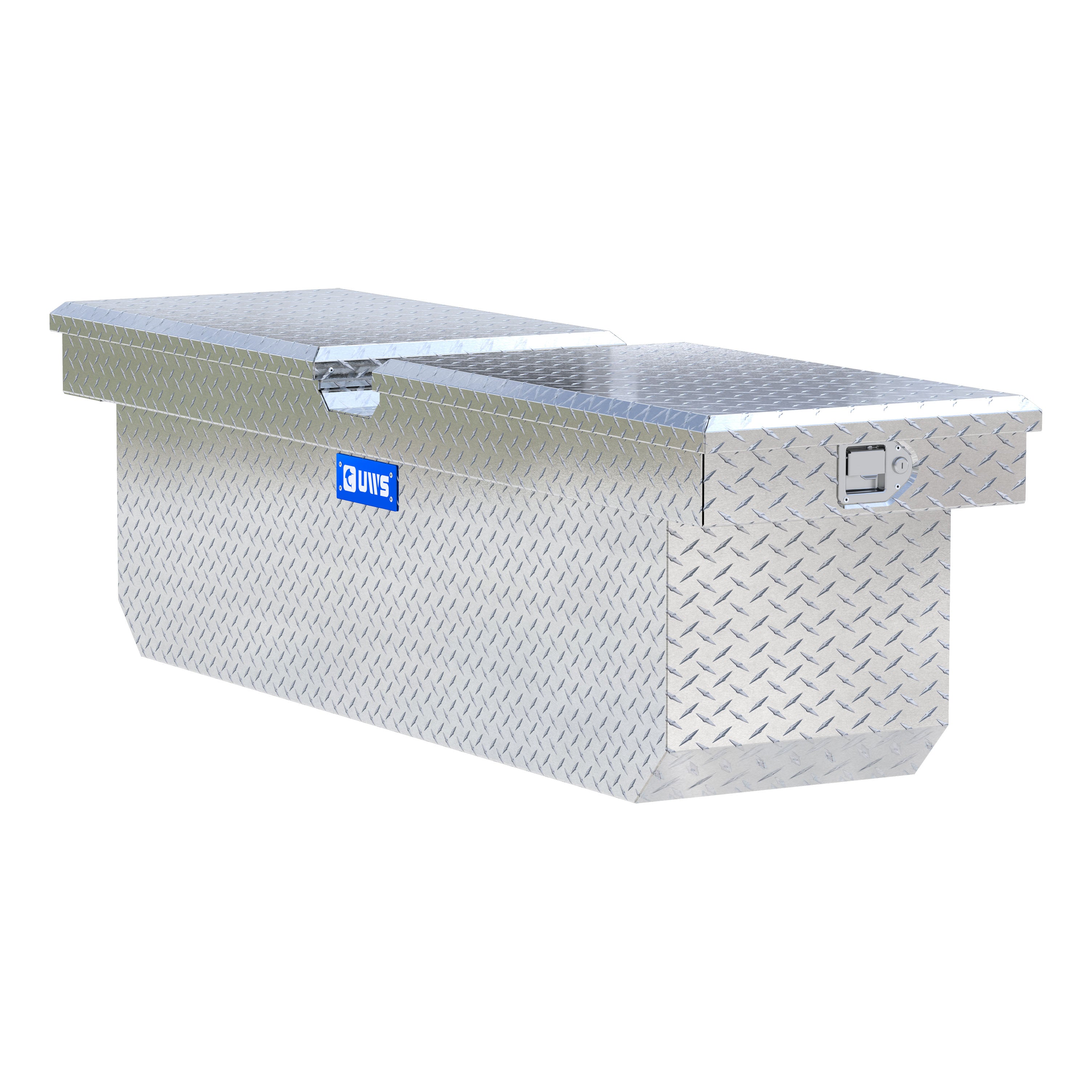 UWS TBD-72 Bright Aluminum 72" Deep Gull Wing Crossover Truck Tool Box