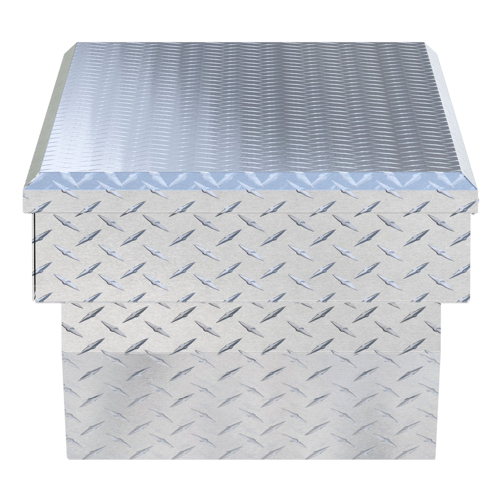 UWS TBS-60-A Bright Aluminum 60" Angled Crossover Truck Tool Box (LTL Shipping Only)