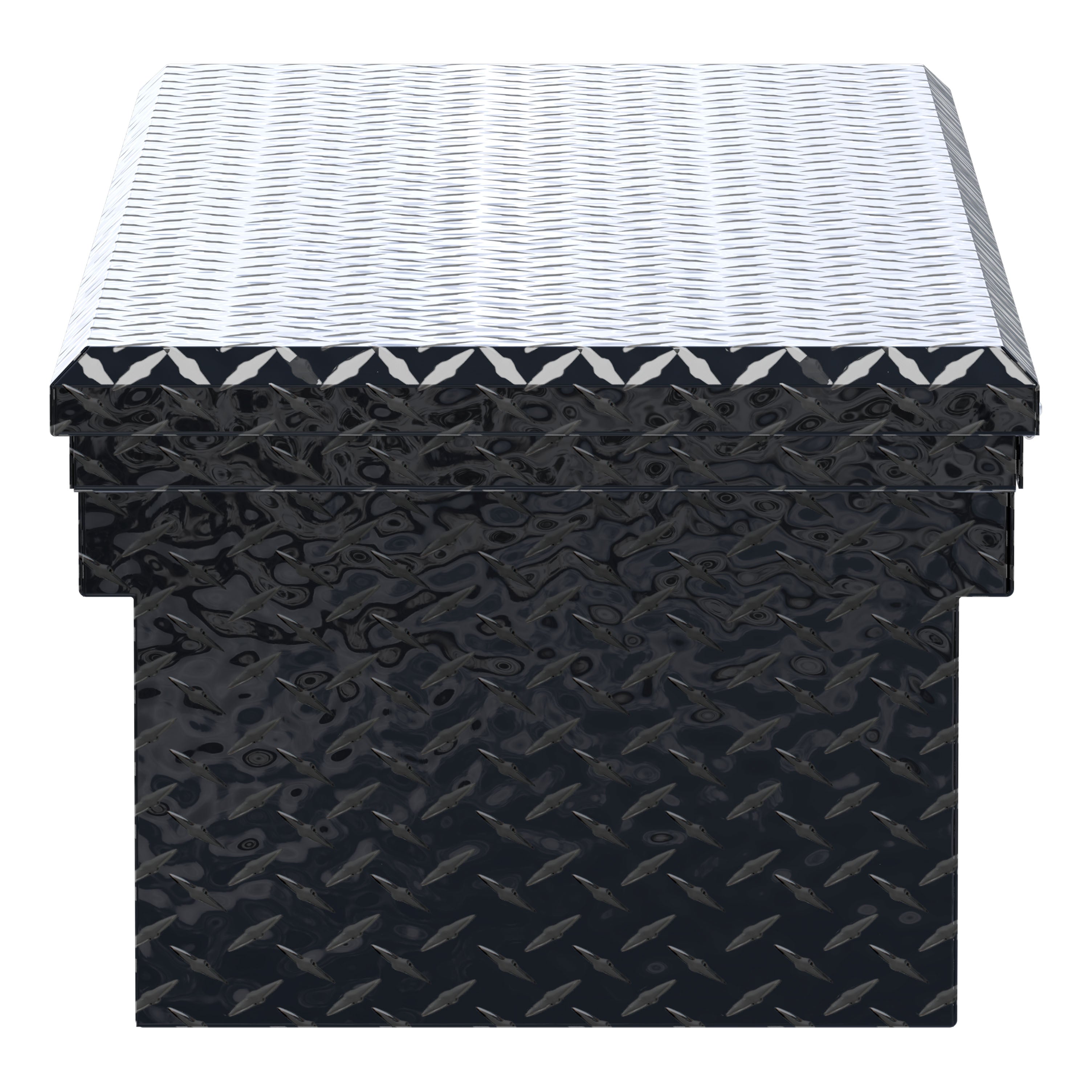 UWS TBS-60-LP-BLK Gloss Black Aluminum 60" Truck Tool Box with Low Profile (LTL Shipping Only)