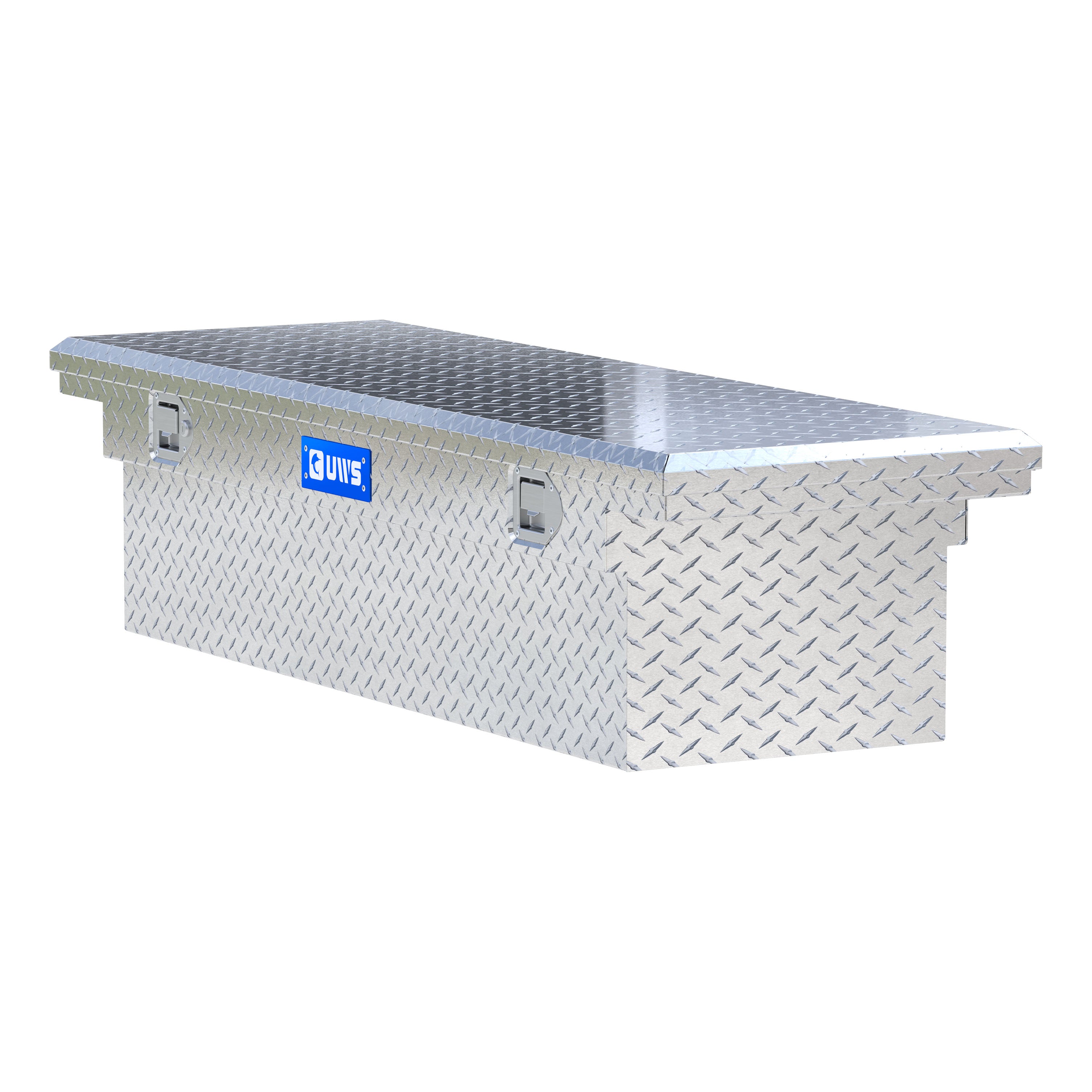 UWS TBS-60-LP Bright Aluminum 60" Crossover Truck Tool Box, Low Profile (LTL Shipping Only)