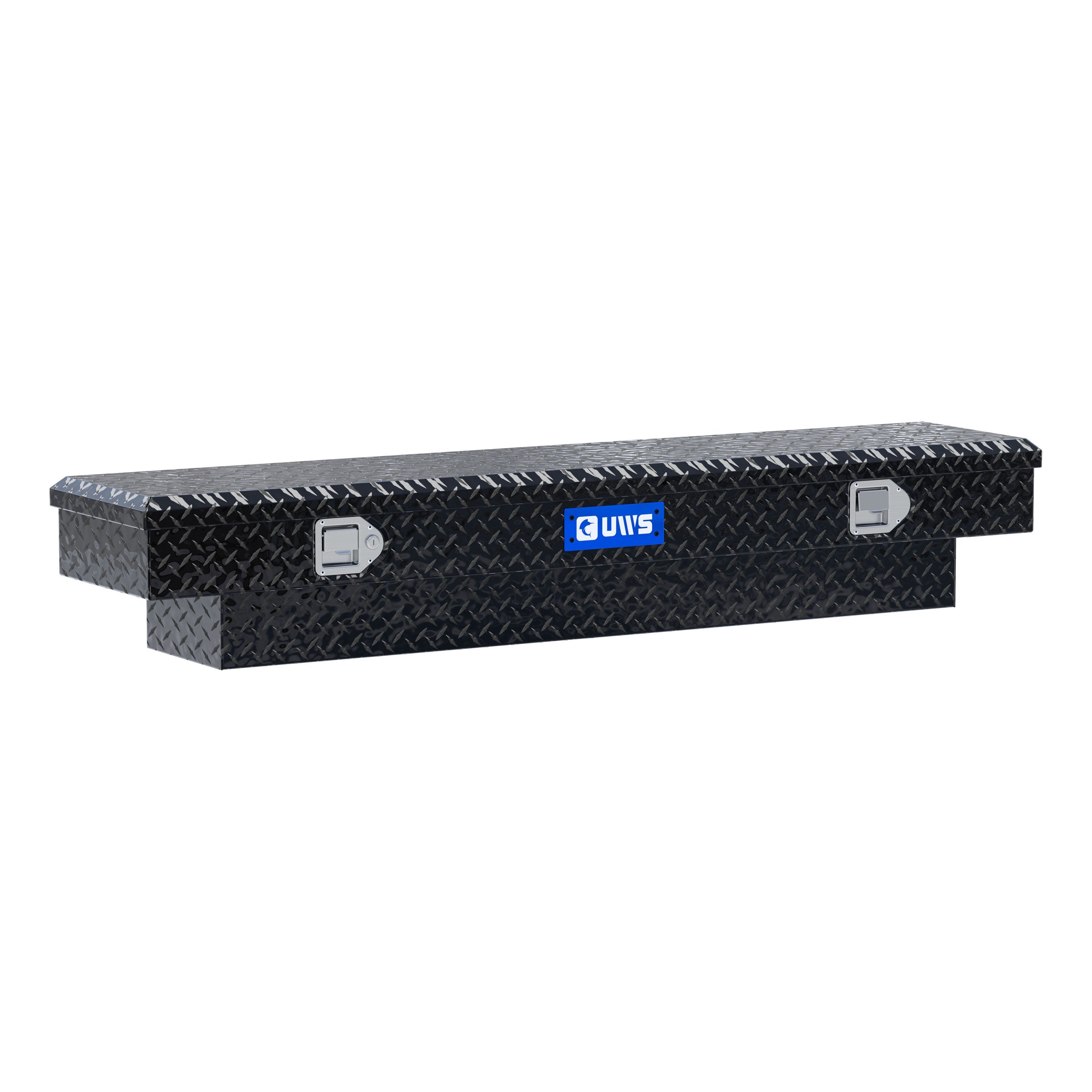 UWS TBS-60-SL-BLK Gloss Black Aluminum 60" Slim-Line Crossover Truck Tool Box (LTL Shipping Only)