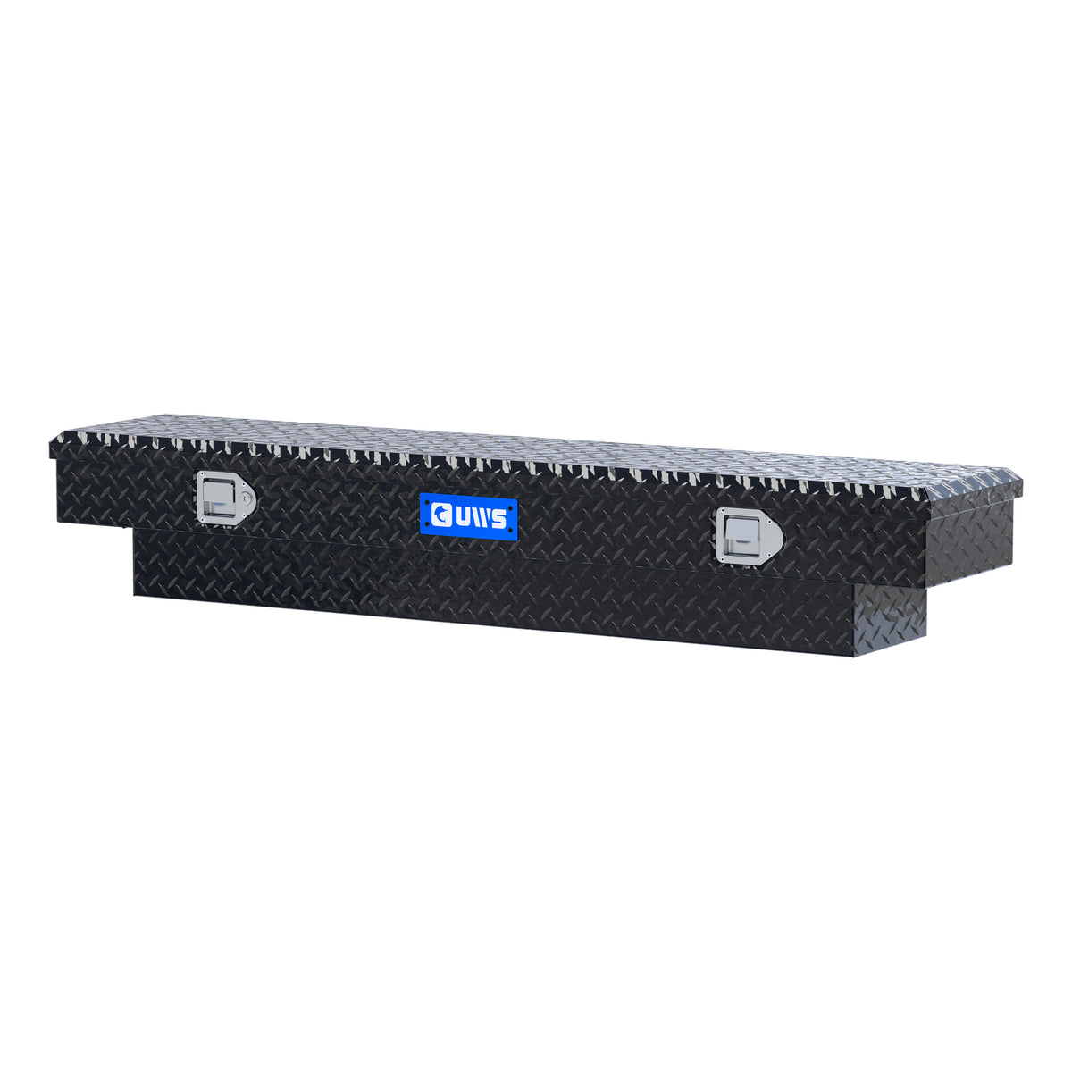 UWS TBS-60-SL-BLK Gloss Black Aluminum 60" Slim-Line Crossover Truck Tool Box (LTL Shipping Only)