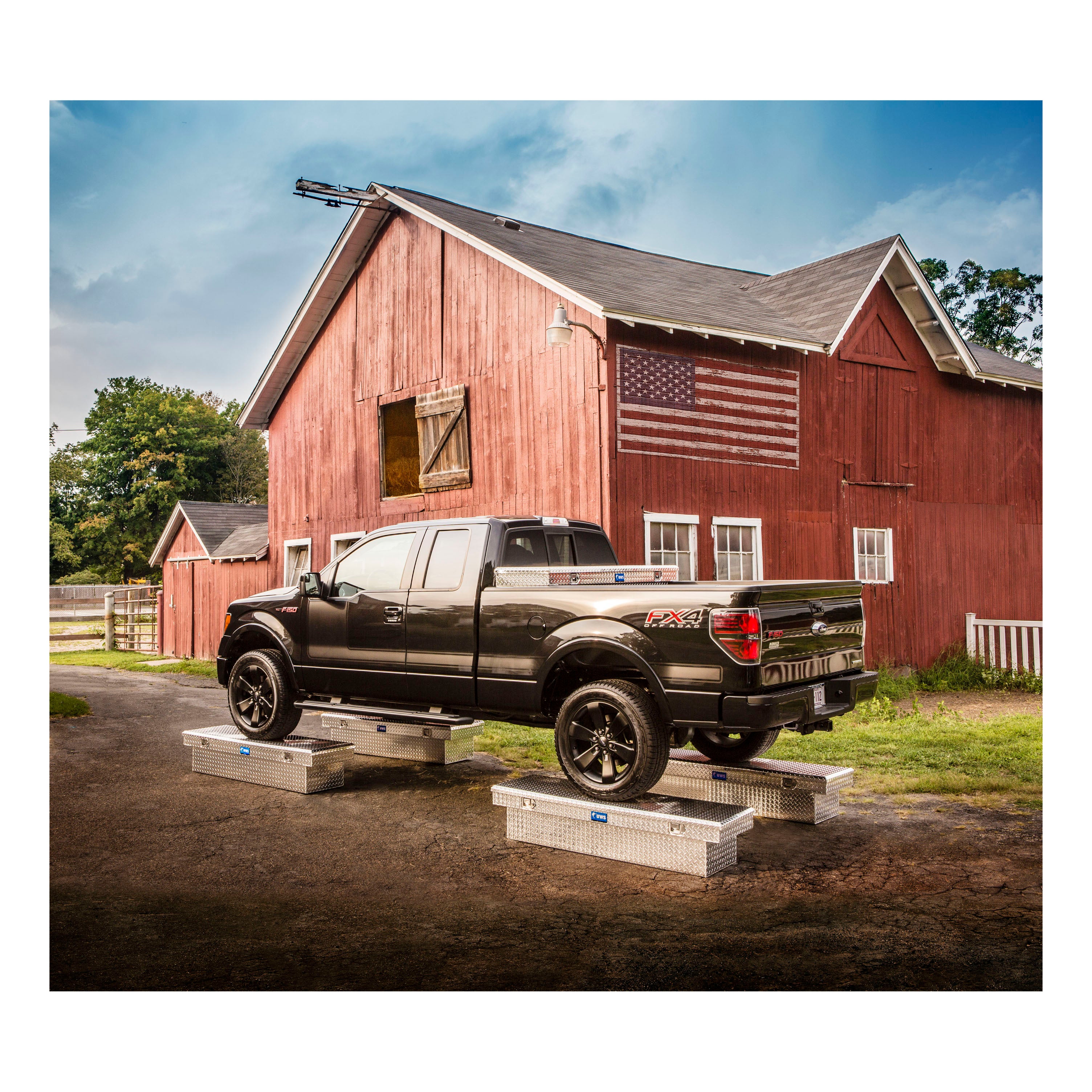 UWS TBS-60 Bright Aluminum 60" Crossover Truck Tool Box (LTL Shipping Only)