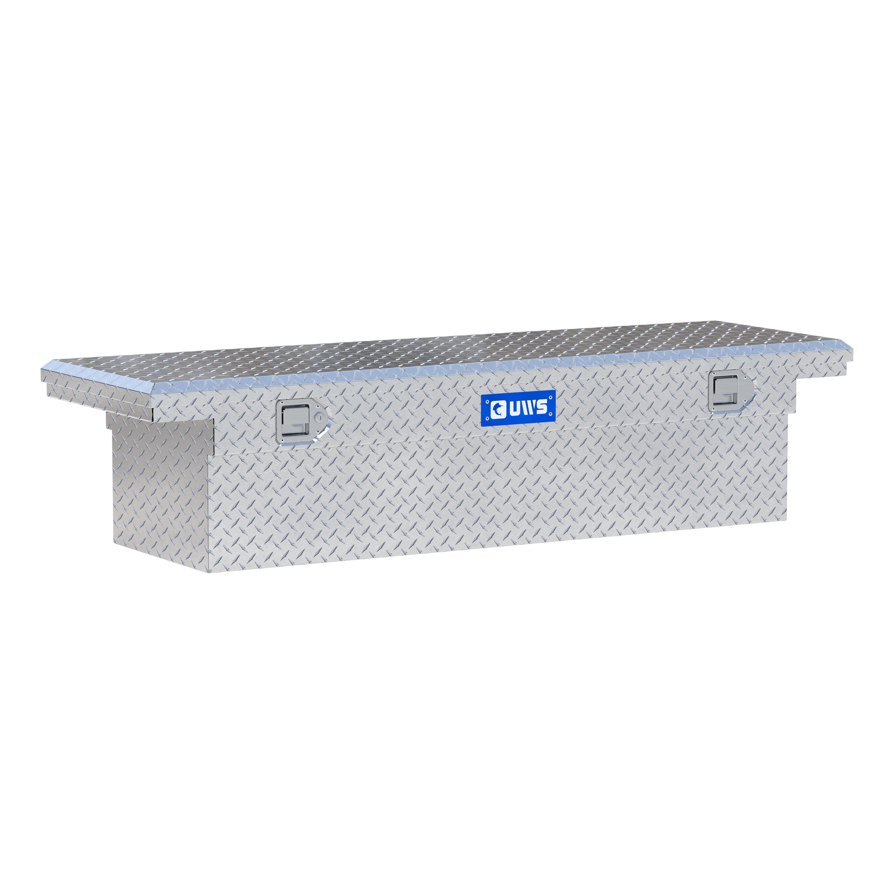 UWS TBS-63-LP Bright Aluminum 63" Crossover Truck Tool Box, Low Profile (LTL Shipping Only)
