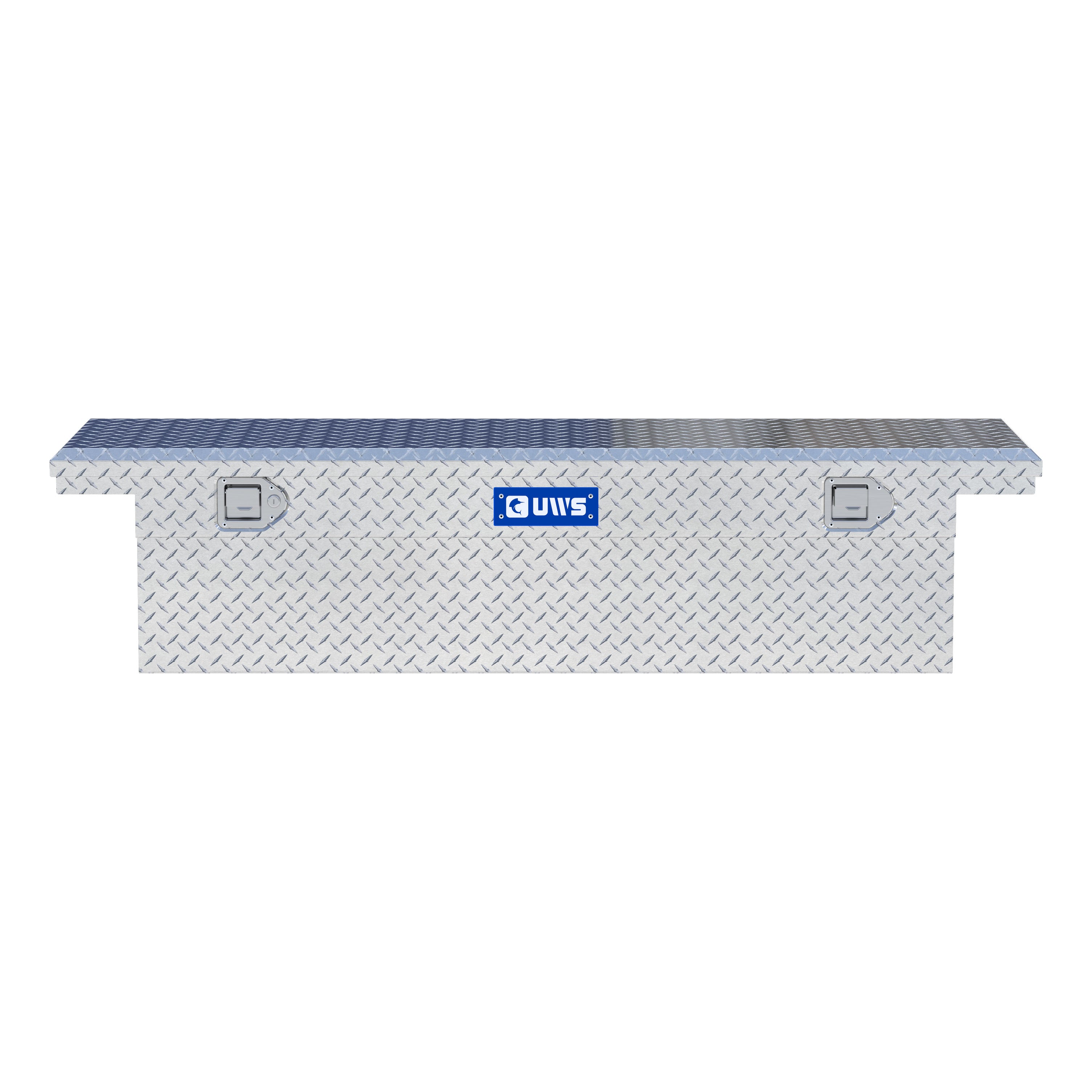 UWS TBS-63-LP Bright Aluminum 63" Crossover Truck Tool Box, Low Profile (LTL Shipping Only)