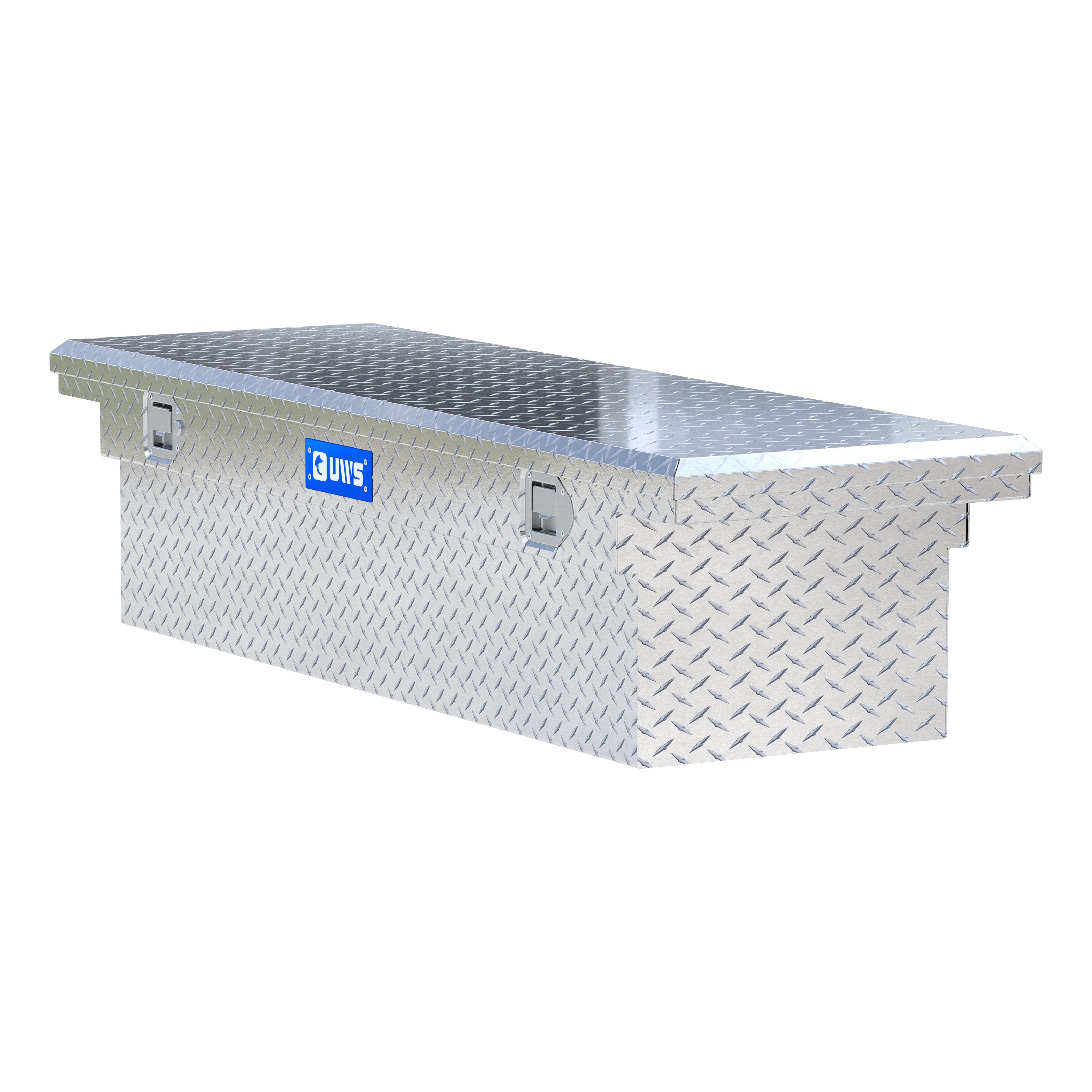 UWS TBS-63-LP Bright Aluminum 63" Crossover Truck Tool Box, Low Profile (LTL Shipping Only)