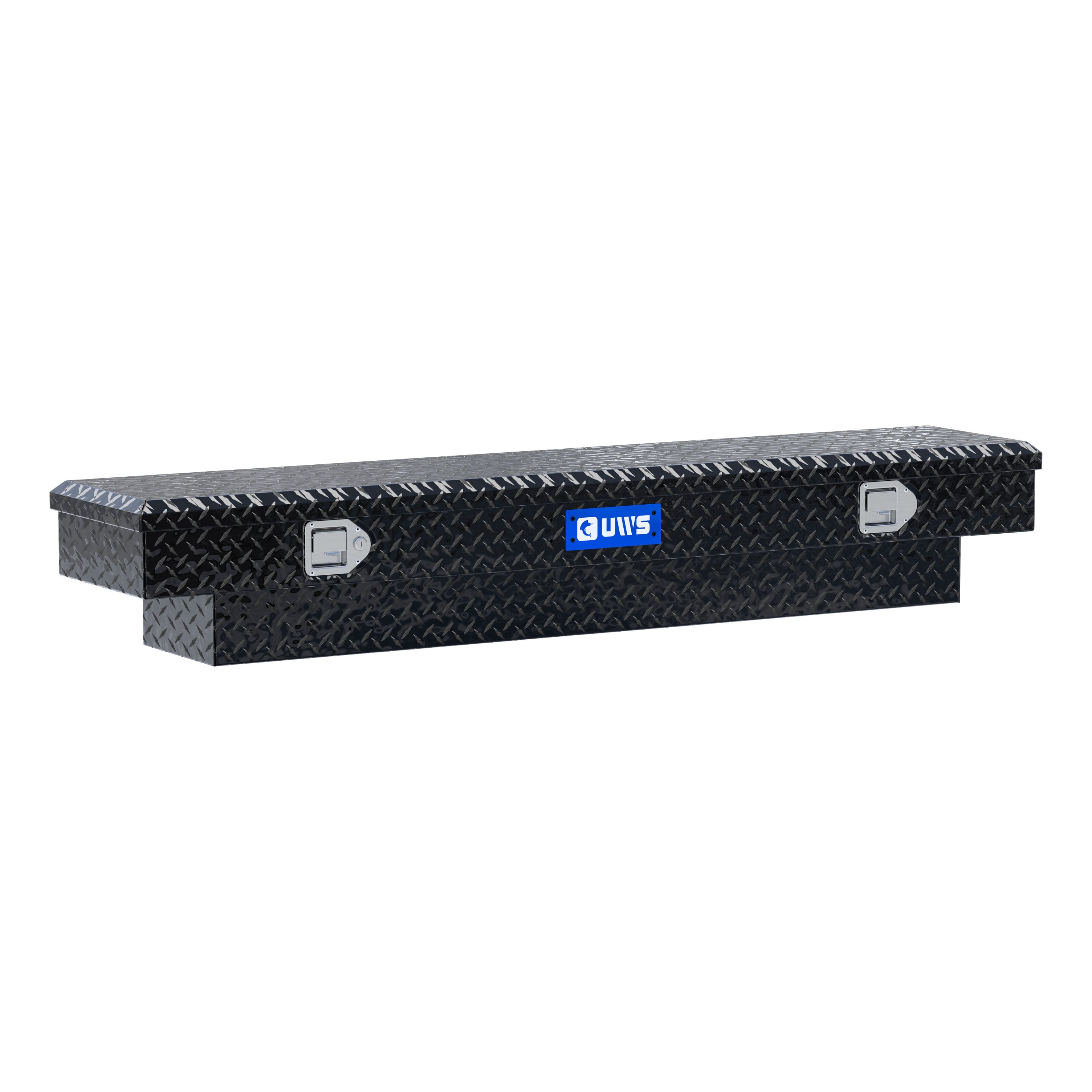 UWS TBS-63-SL-BLK Gloss Black Aluminum 63" Slim-Line Crossover Truck Tool Box (LTL Shipping Only)