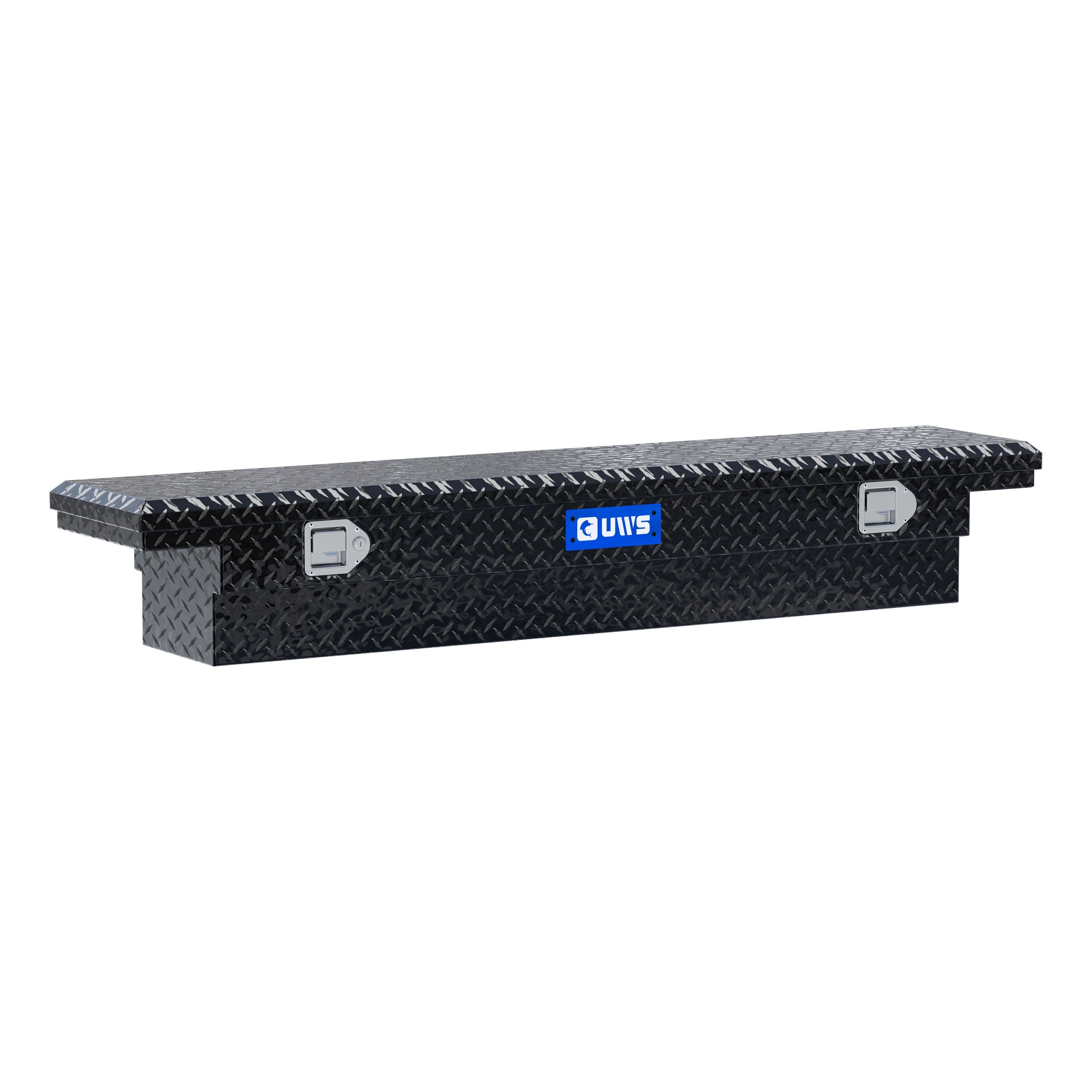 UWS TBS-63-SL-LP-B Gloss Black Aluminum 63" Slim Truck Tool Box, Low Profile (LTL Shipping Only)