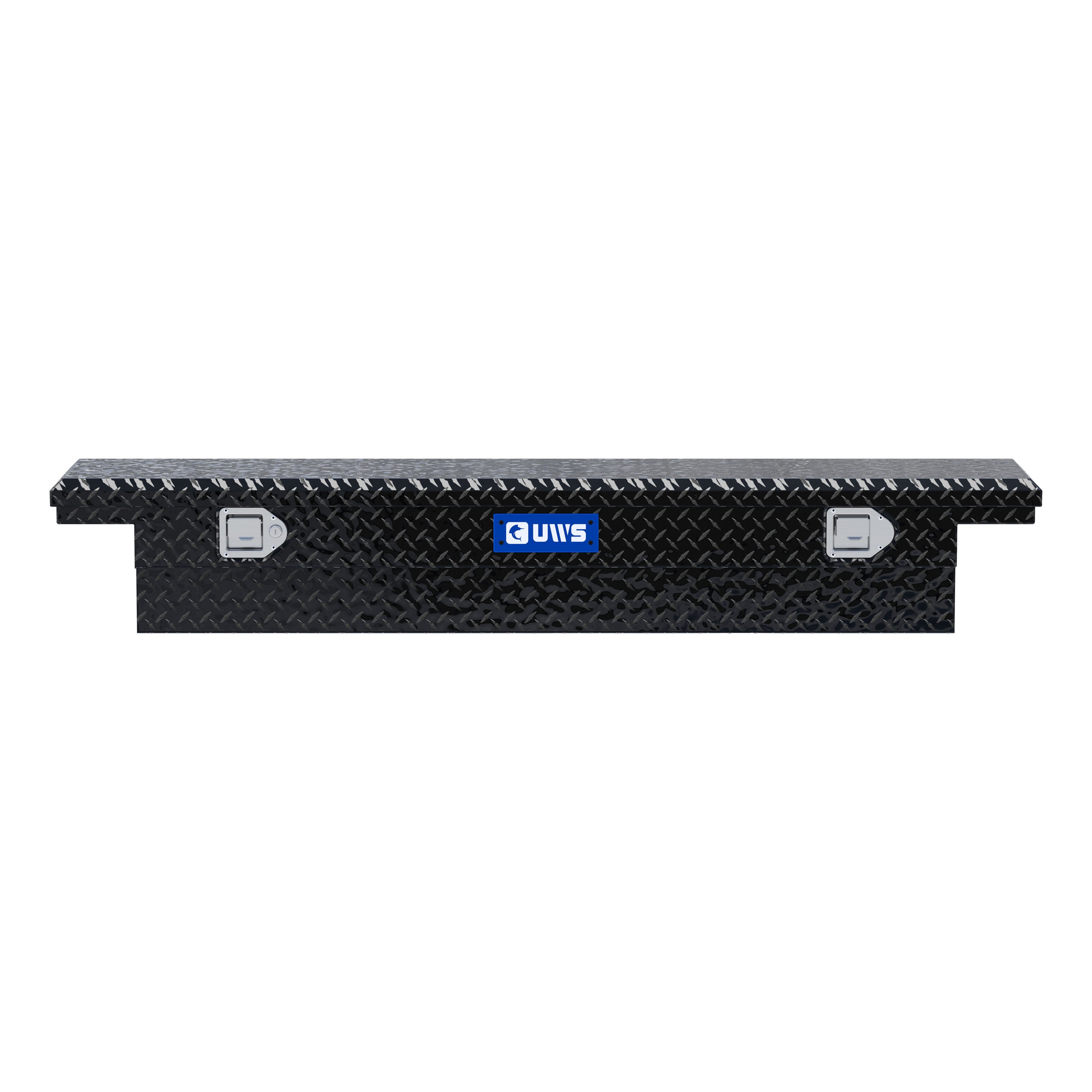 UWS TBS-63-SL-LP-B Gloss Black Aluminum 63" Slim Truck Tool Box, Low Profile (LTL Shipping Only)