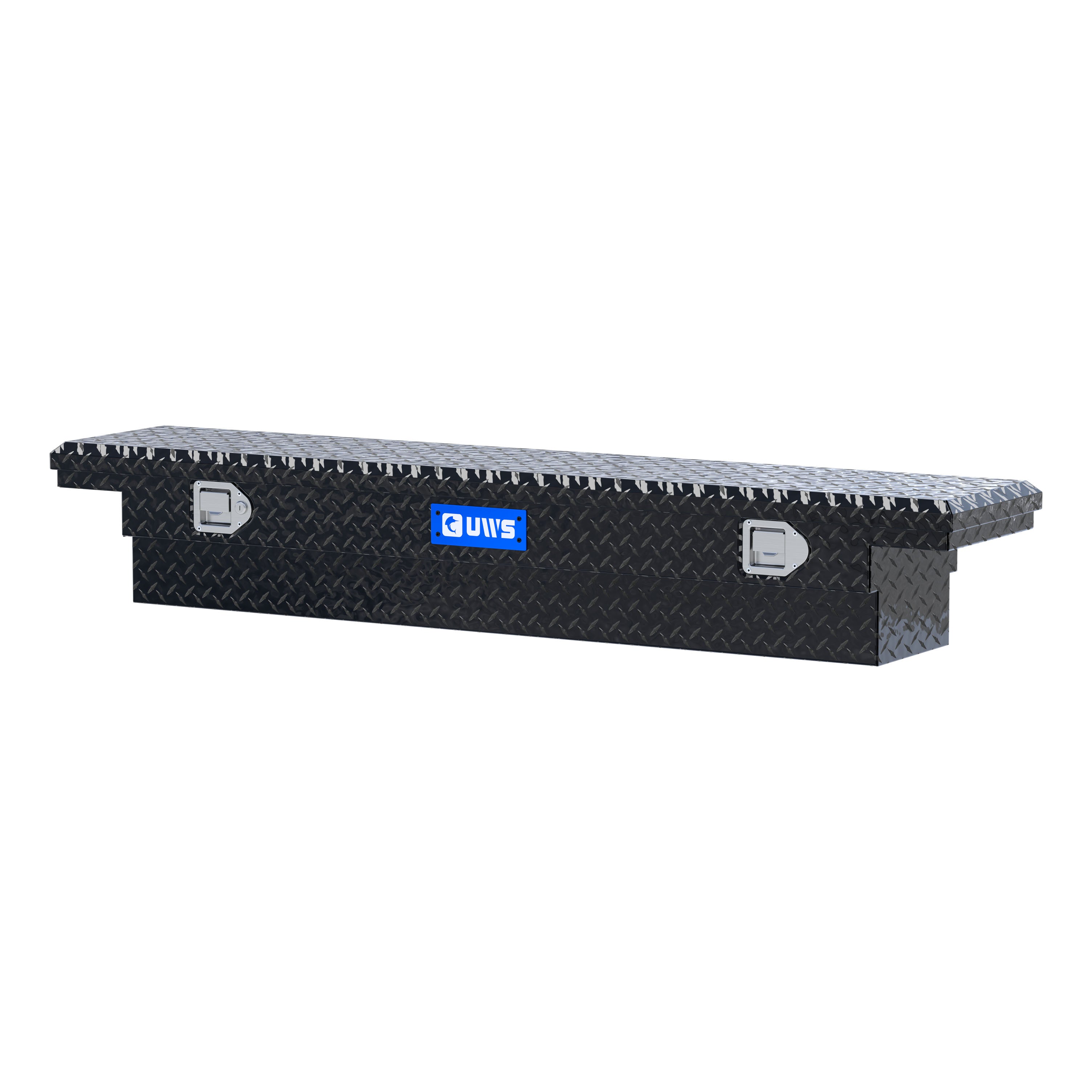 UWS TBS-63-SL-LP-B Gloss Black Aluminum 63" Slim Truck Tool Box, Low Profile (LTL Shipping Only)