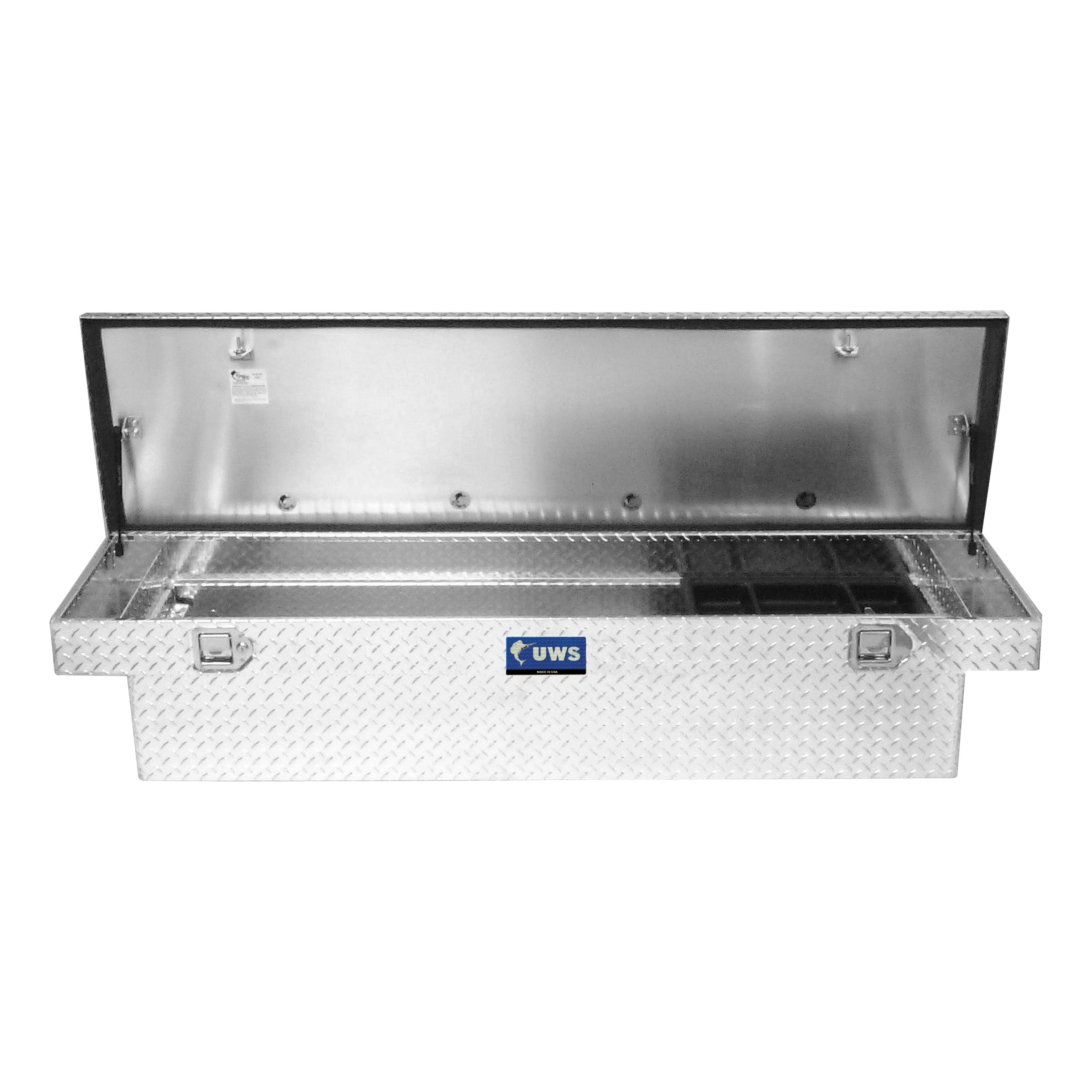 UWS TBS-63 Bright Aluminum 63" Crossover Truck Tool Box (LTL Shipping Only)