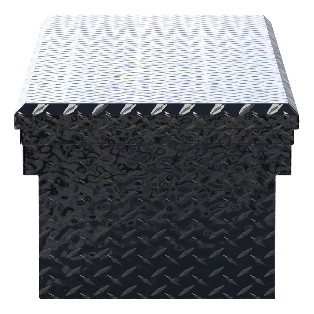 UWS TBS-66-LP-BLK Gloss Black Aluminum 66" Truck Tool Box with Low Profile (LTL Shipping Only)