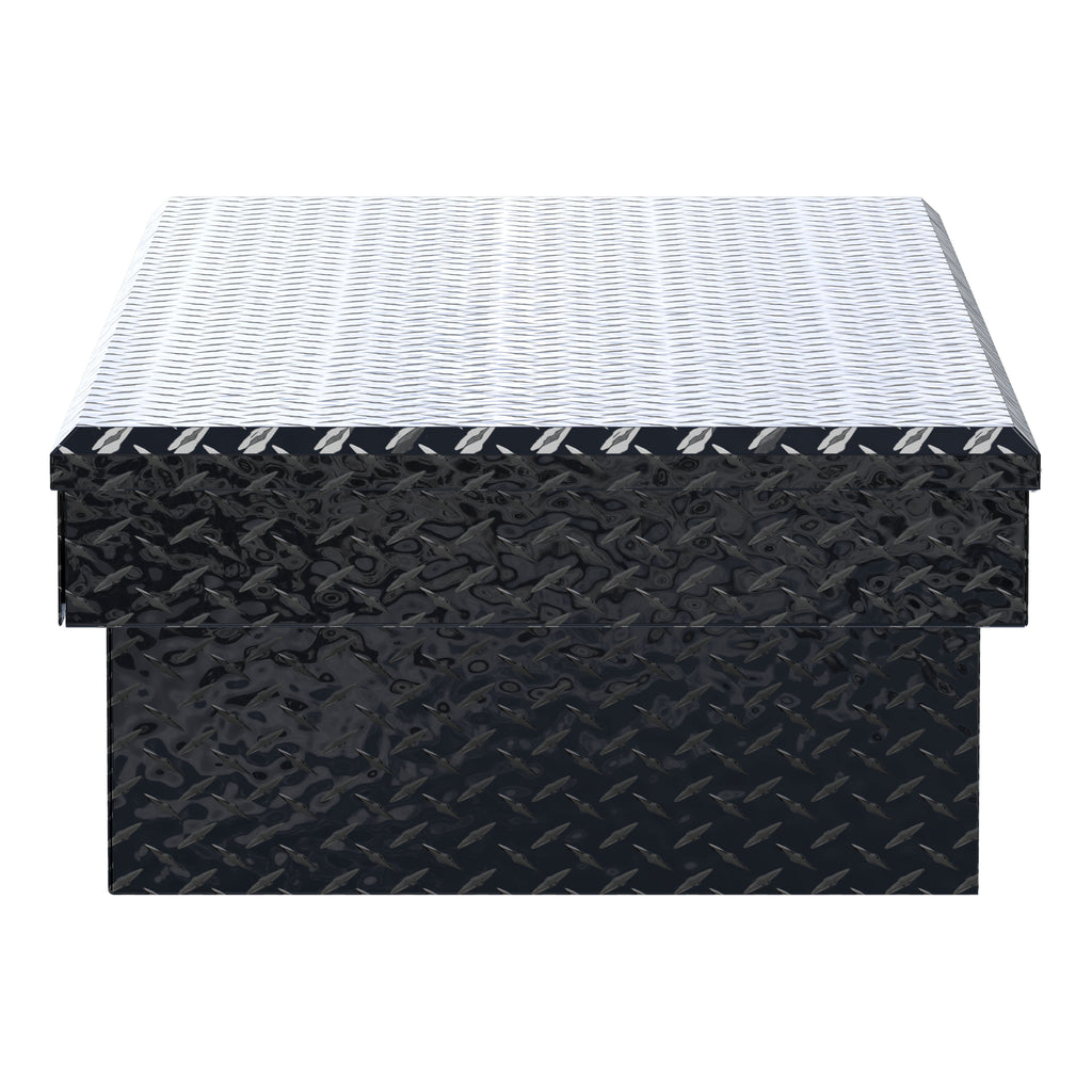 UWS TBS-69-LBTA-BLK Gloss Black Aluminum 69" Extra-Wide Crossover Truck Tool Box