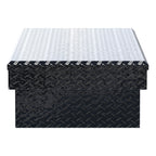 UWS TBS-69-LBTA-BLK Gloss Black Aluminum 69" Extra-Wide Crossover Truck Tool Box