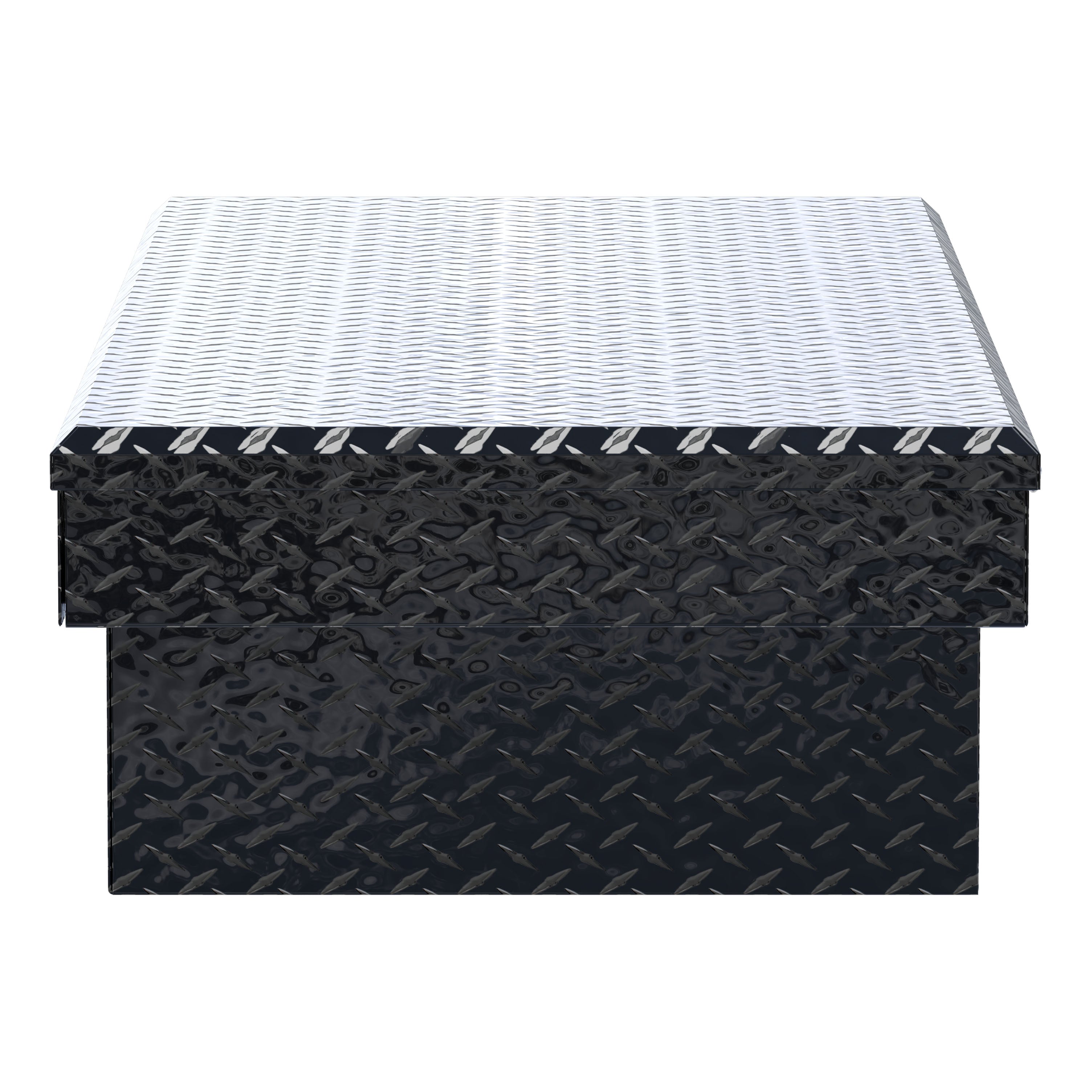 UWS TBS-69-LBTA-BLK Gloss Black Aluminum 69" Extra-Wide Crossover Truck Tool Box
