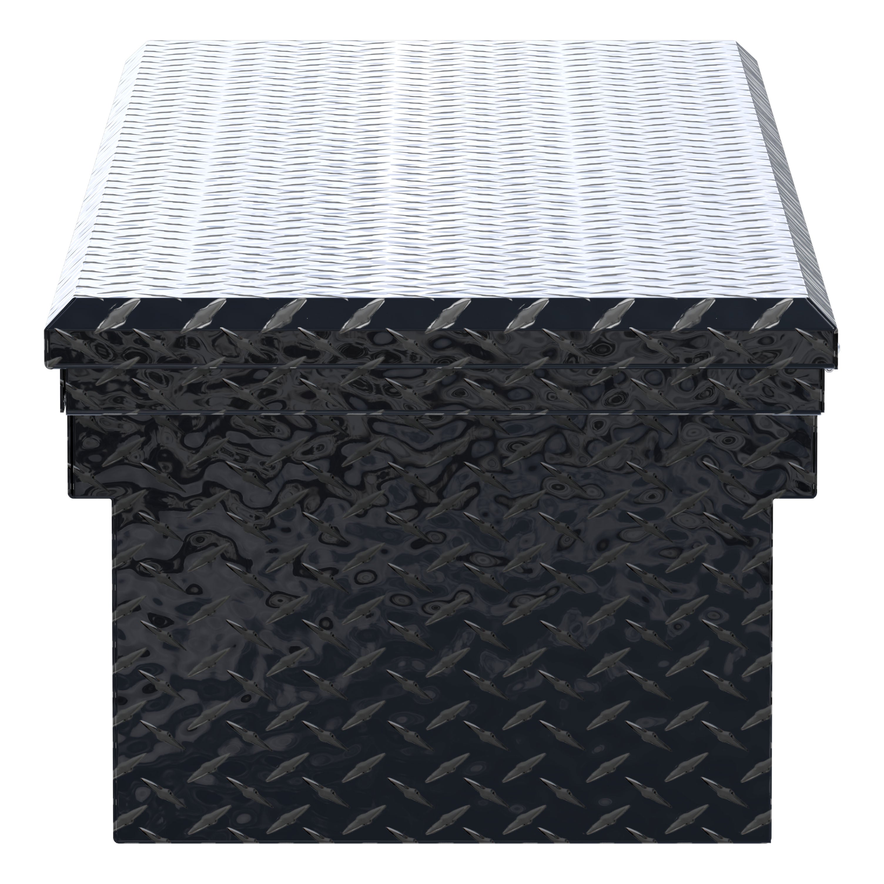 UWS TBS-69-LP-BLK Gloss Black Aluminum 69" Truck Tool Box with Low Profile (LTL Shipping Only)