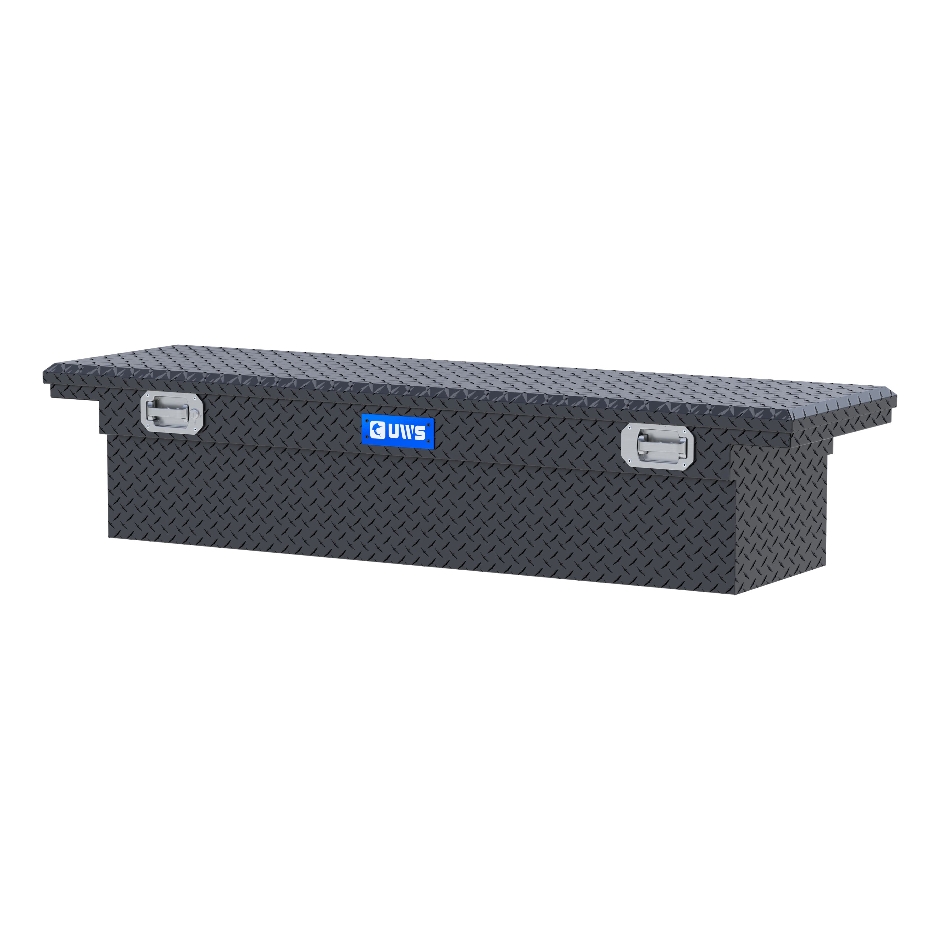 UWS TBS-69-LP-PH-MB Matte Black 69" Truck Tool Box, Low Profile, Pull Handles (LTL Shipping Only)