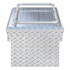 UWS TBS-69-LP-R Bright Aluminum 69" Crossover Truck Tool Box with Low Profile & Rail