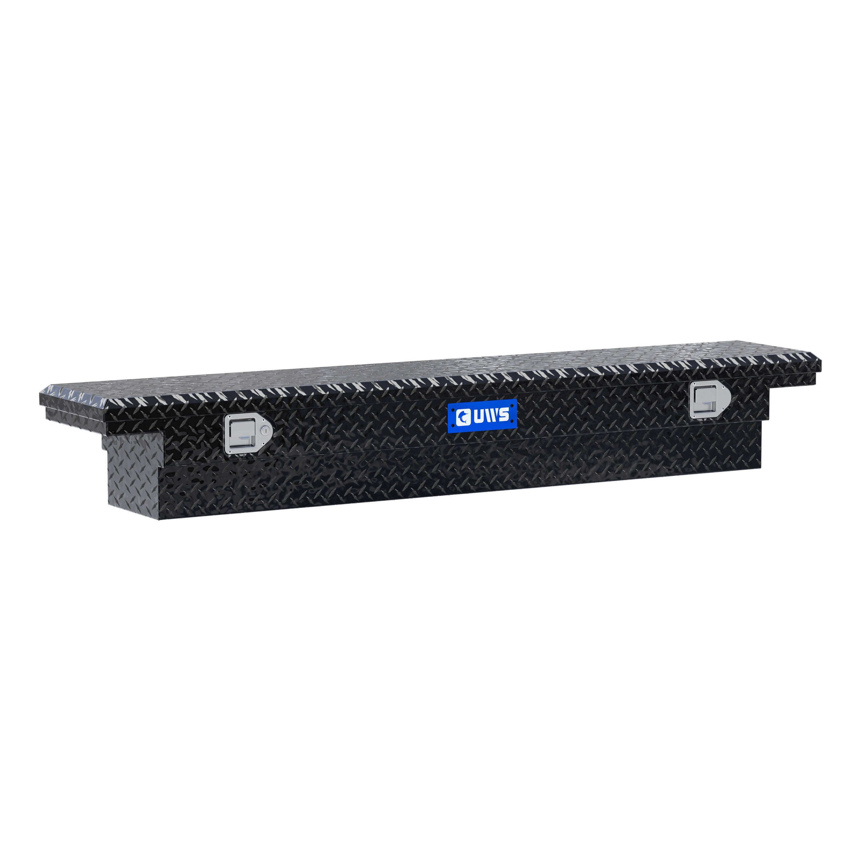 UWS TBS-69-SL-LP-B Gloss Black Aluminum 69" Slim Truck Tool Box, Low Profile (LTL Shipping Only)