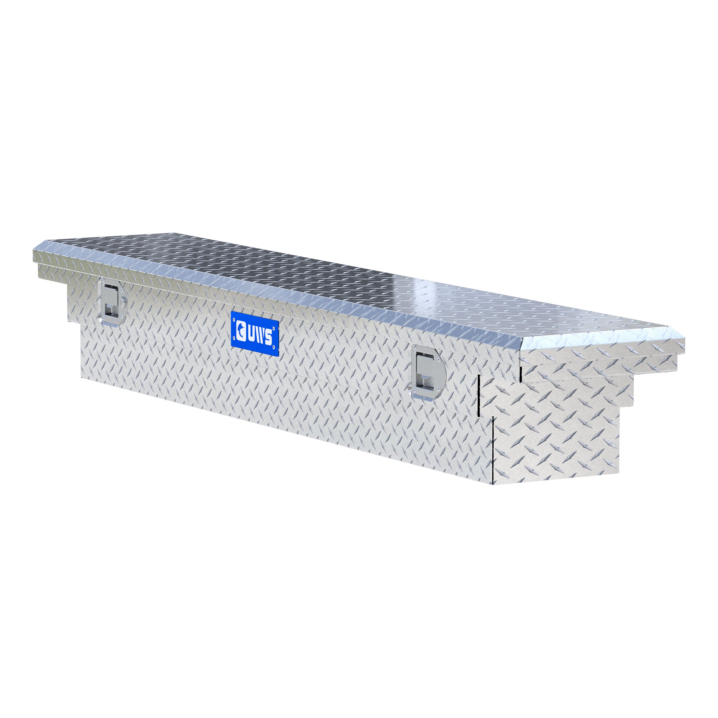 UWS TBS-69-SL-LP Bright Aluminum 69" Slim Truck Tool Box with Low Profile (LTL Shipping Only)