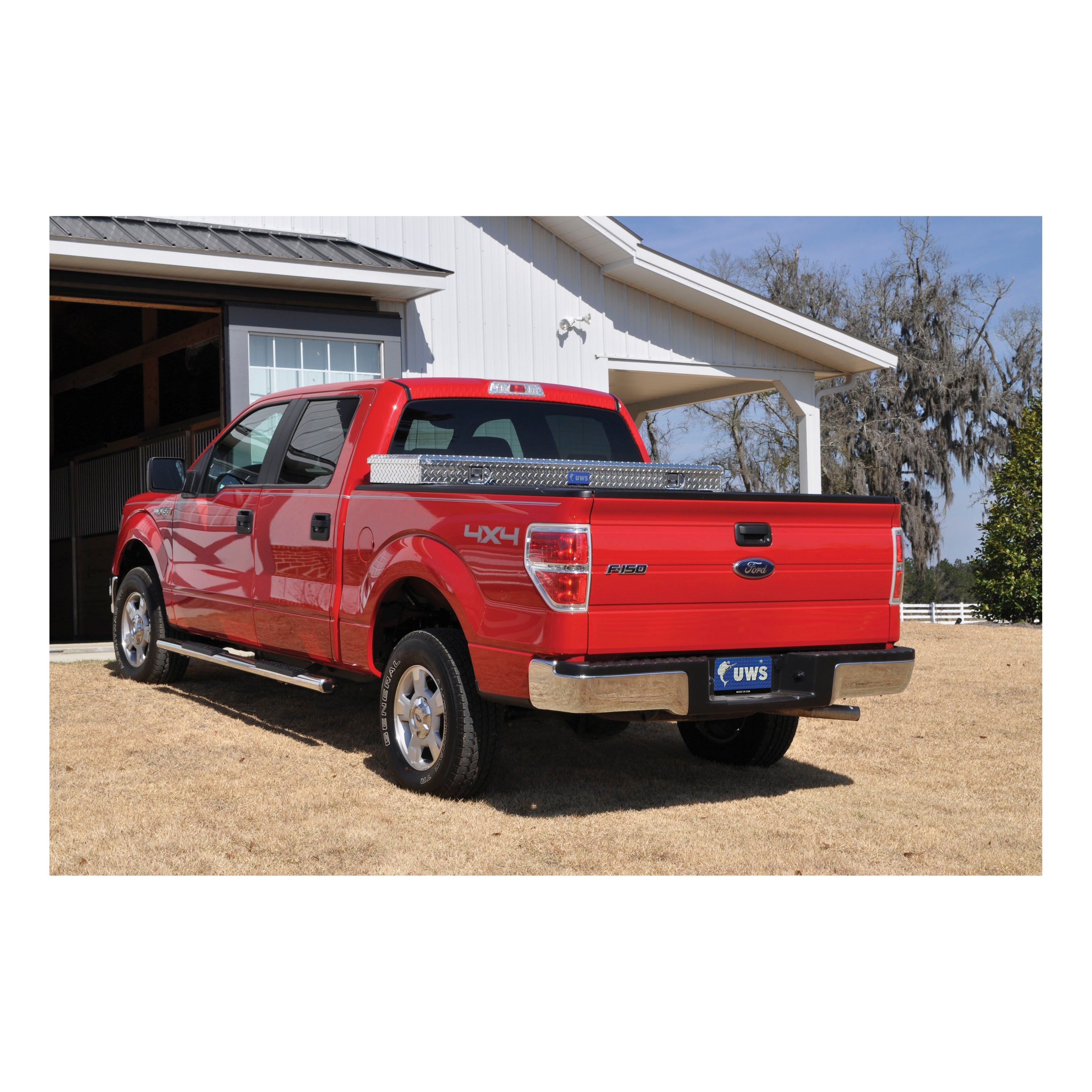 UWS TBS-69 Bright Aluminum 69" Crossover Truck Tool Box (LTL Shipping Only)