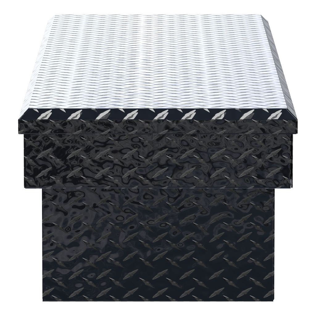 UWS TBS-72-BLK Gloss Black Aluminum 72" Crossover Truck Tool Box (LTL Shipping Only)