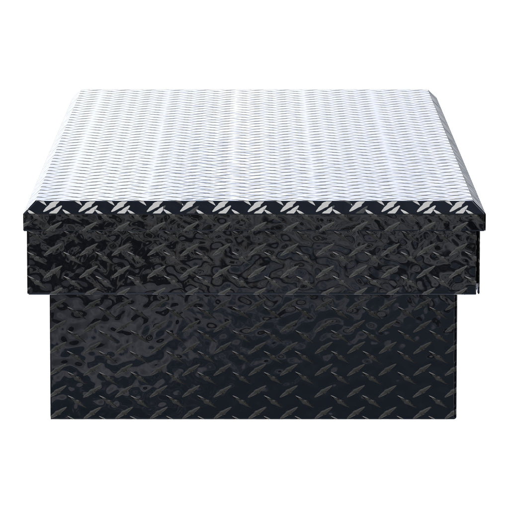 UWS TBS-72-LBTA-BLK Gloss Black Aluminum 72" Extra-Wide Crossover Truck Tool Box