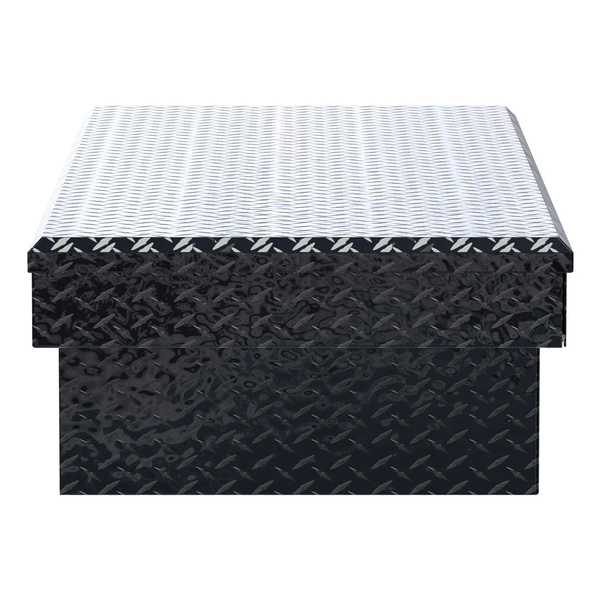 UWS TBS-72-LBTA-BLK Gloss Black Aluminum 72" Extra-Wide Crossover Truck Tool Box