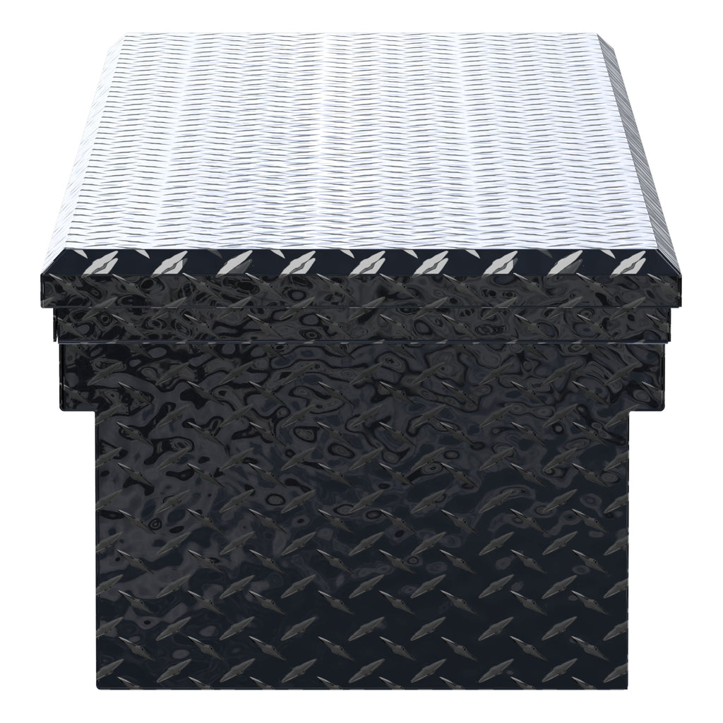 UWS TBS-72-LP-BLK Gloss Black Aluminum 72" Truck Tool Box with Low Profile (LTL Shipping Only)
