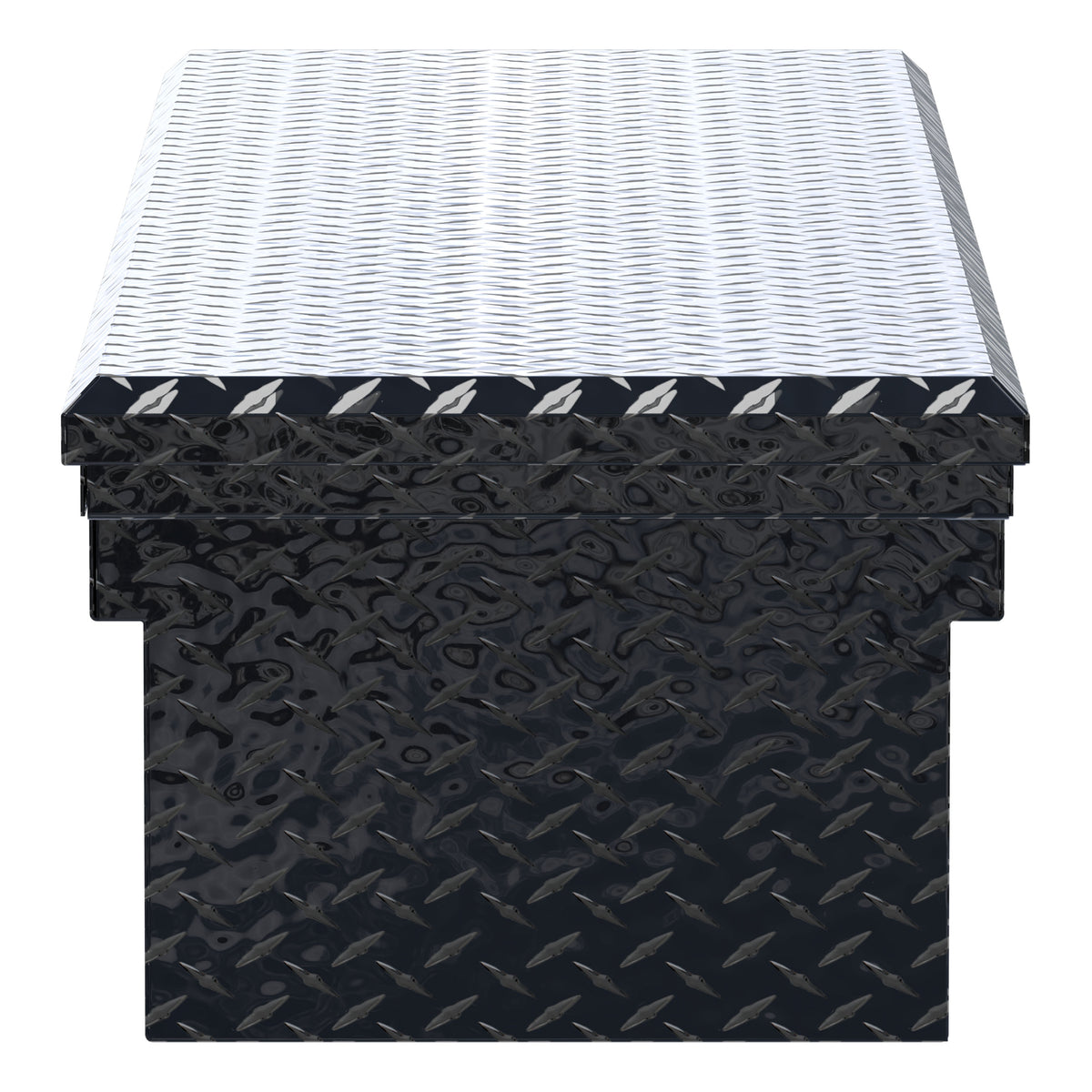 UWS TBS-72-LP-BLK Gloss Black Aluminum 72" Truck Tool Box with Low Profile (LTL Shipping Only)
