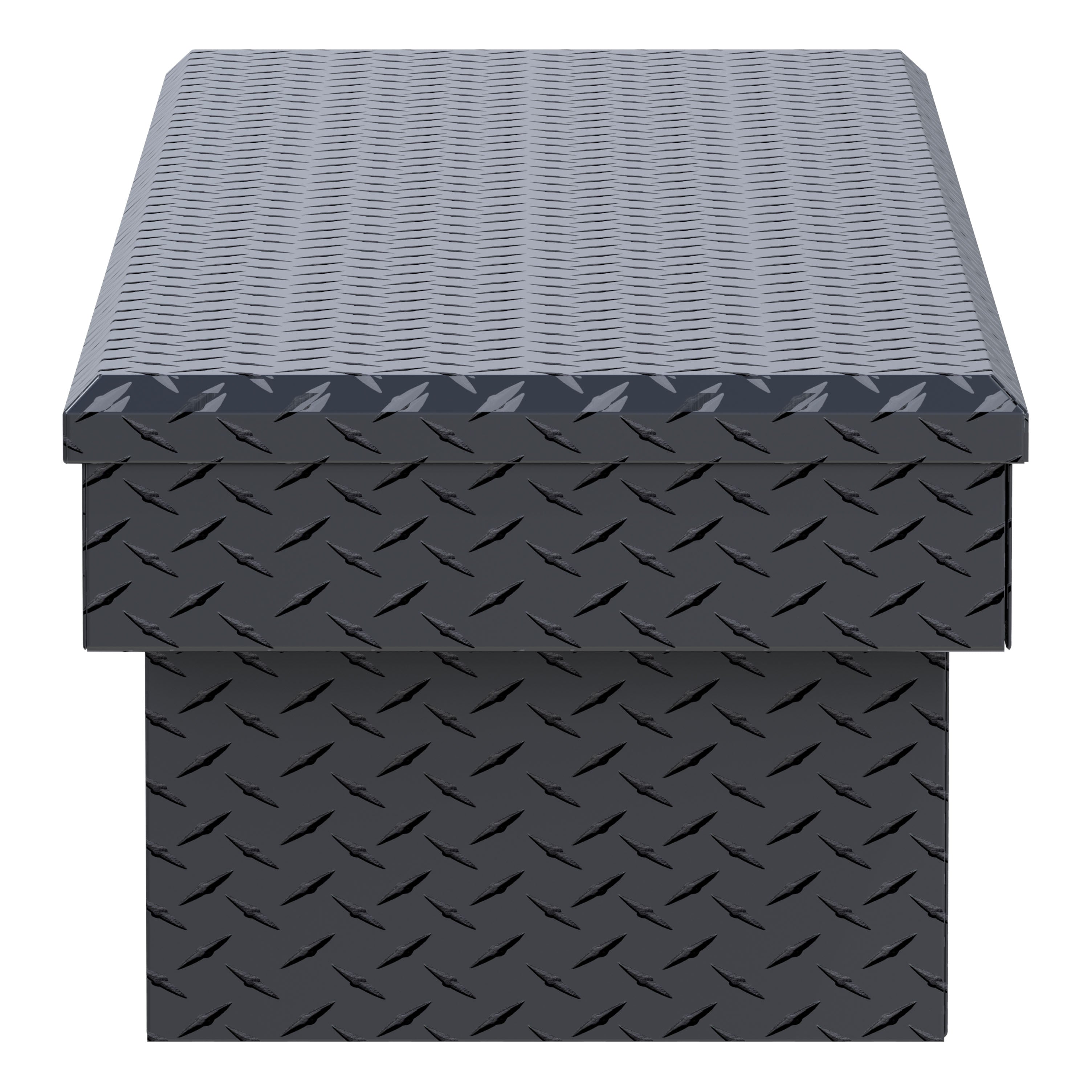 UWS TBS-72-MB Matte Black Aluminum 72" Crossover Truck Tool Box (LTL Shipping Only)