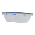UWS TBSD-69-A Bright Aluminum 69" Deep Angled Crossover Truck Tool Box