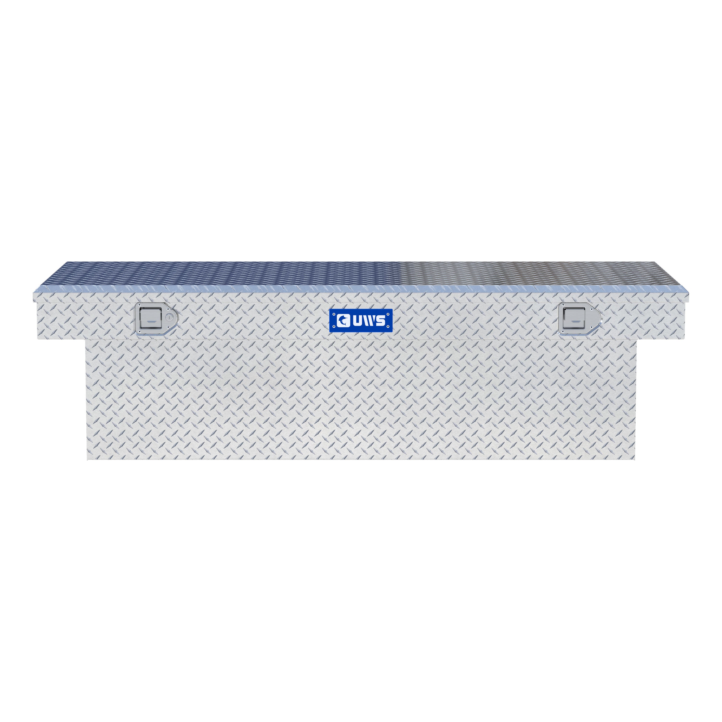 UWS TBSD-69-LBTA Bright Aluminum 69" Deep Extra-Wide Crossover Truck Tool Box