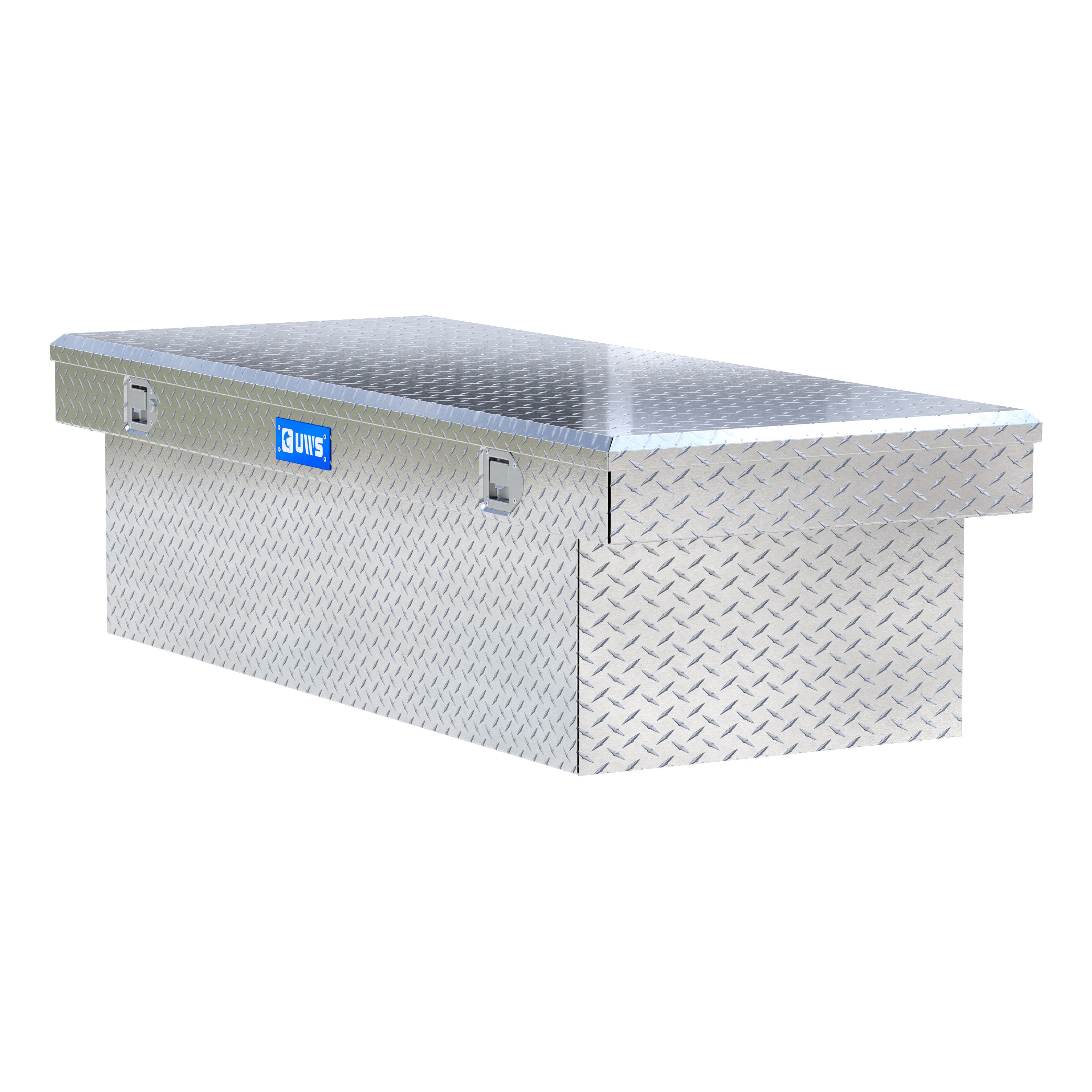 UWS TBSD-69-LBTA Bright Aluminum 69" Deep Extra-Wide Crossover Truck Tool Box