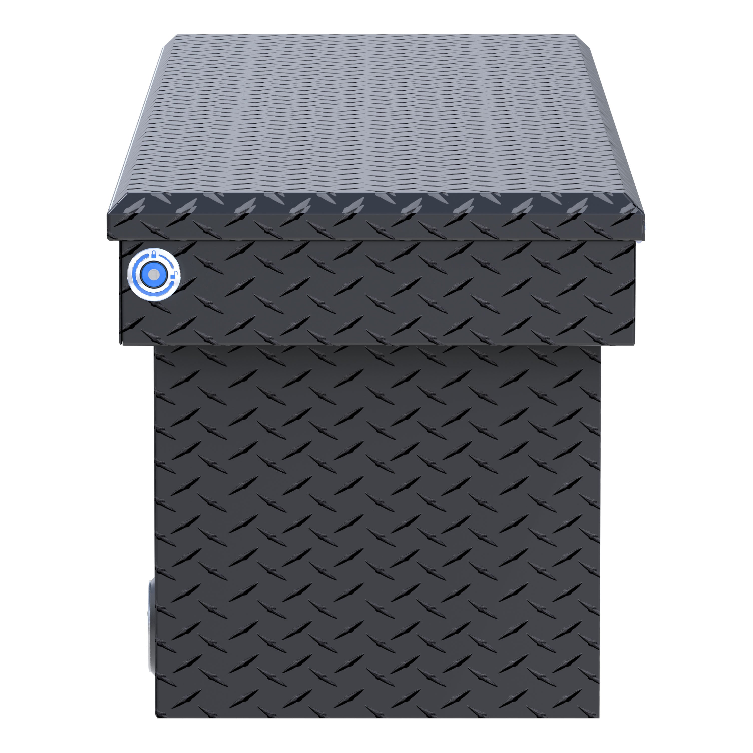 UWS TBSD-69-PB-MB Matte Black 69" Deep Push Button Crossover Truck Tool Box