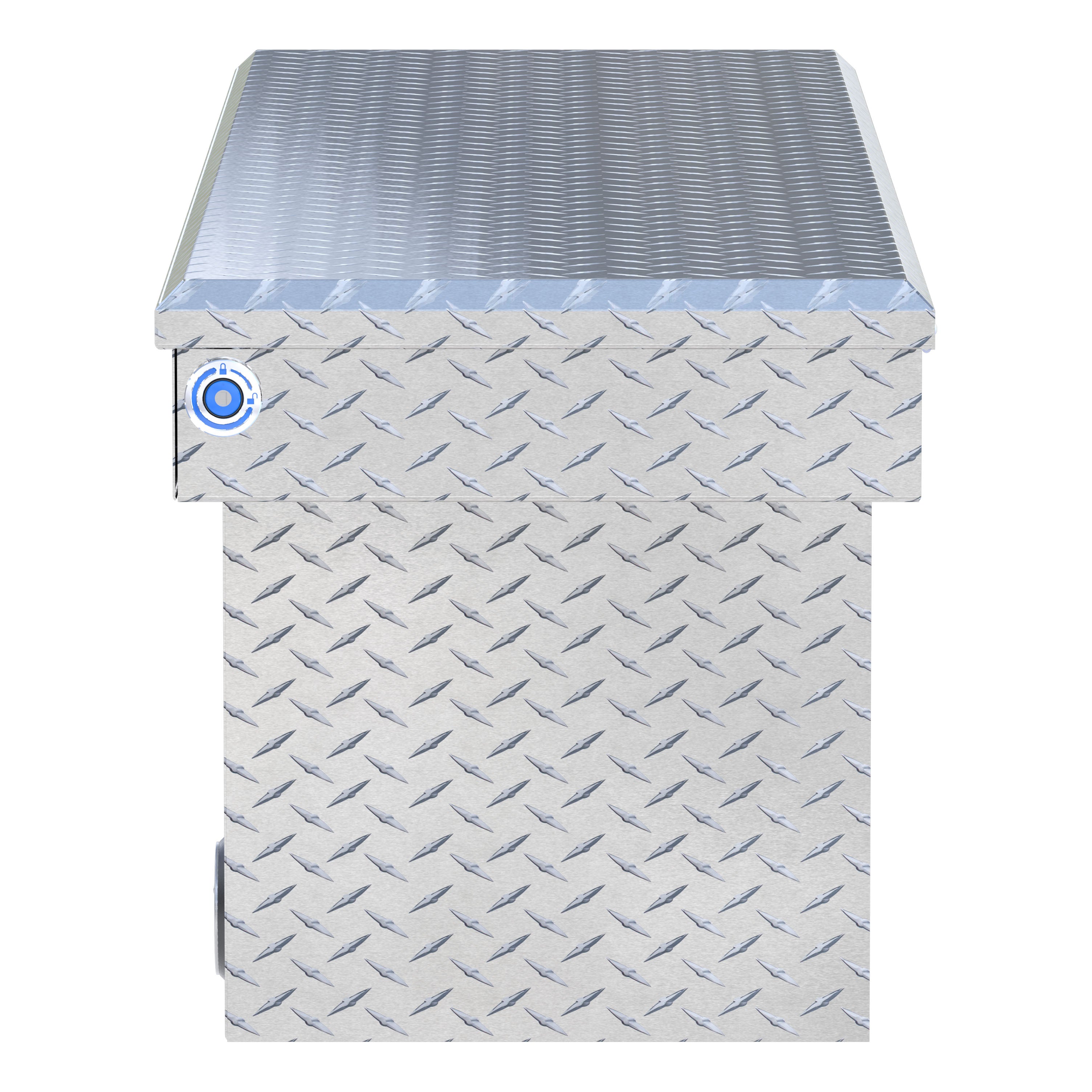 UWS TBSD-69-PB Bright Aluminum 69" Deep Push Button Crossover Truck Tool Box