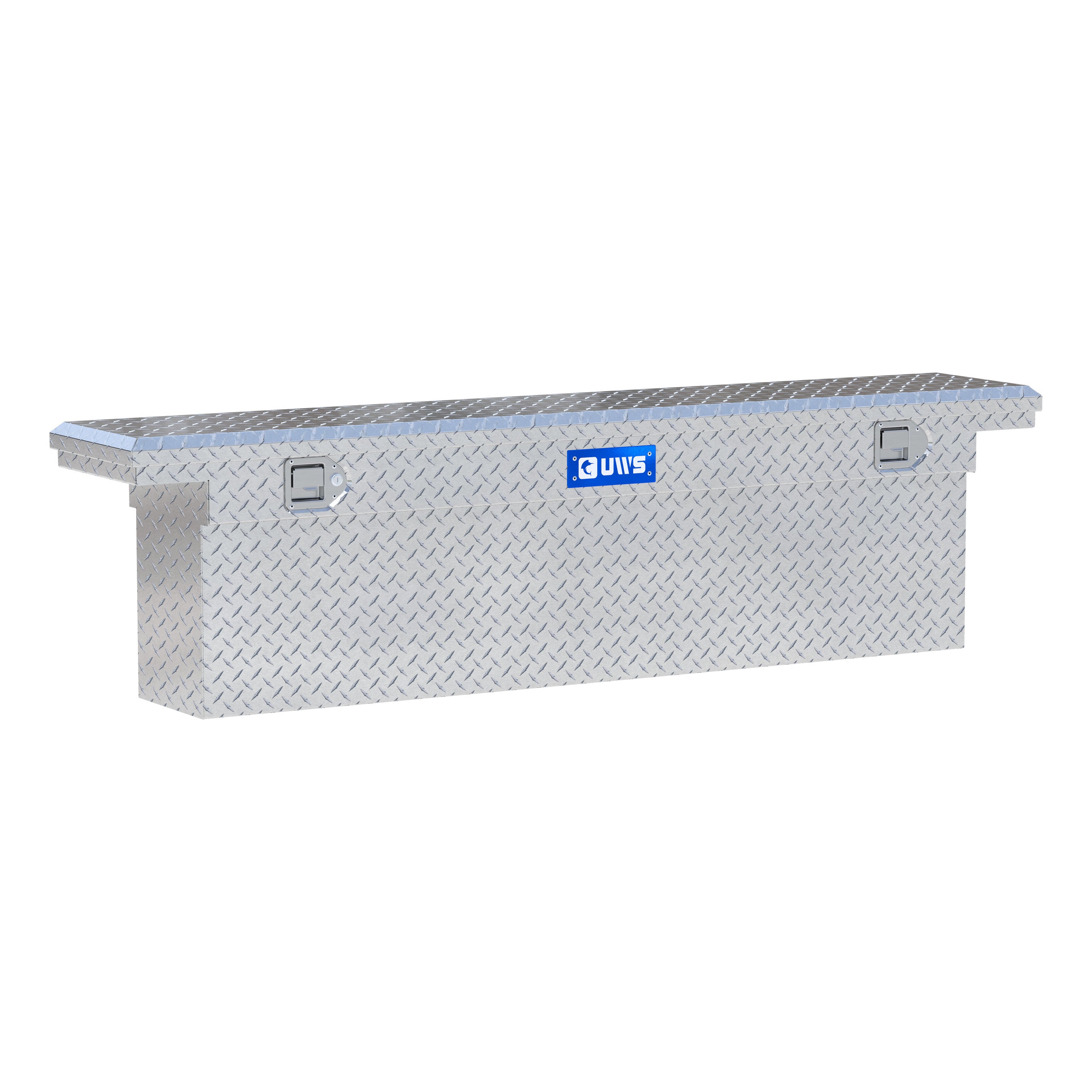 UWS TBSD-69-SL-LP Bright Aluminum 69" Deep Slim Truck Tool Box, Low Profile (LTL Shipping Only)