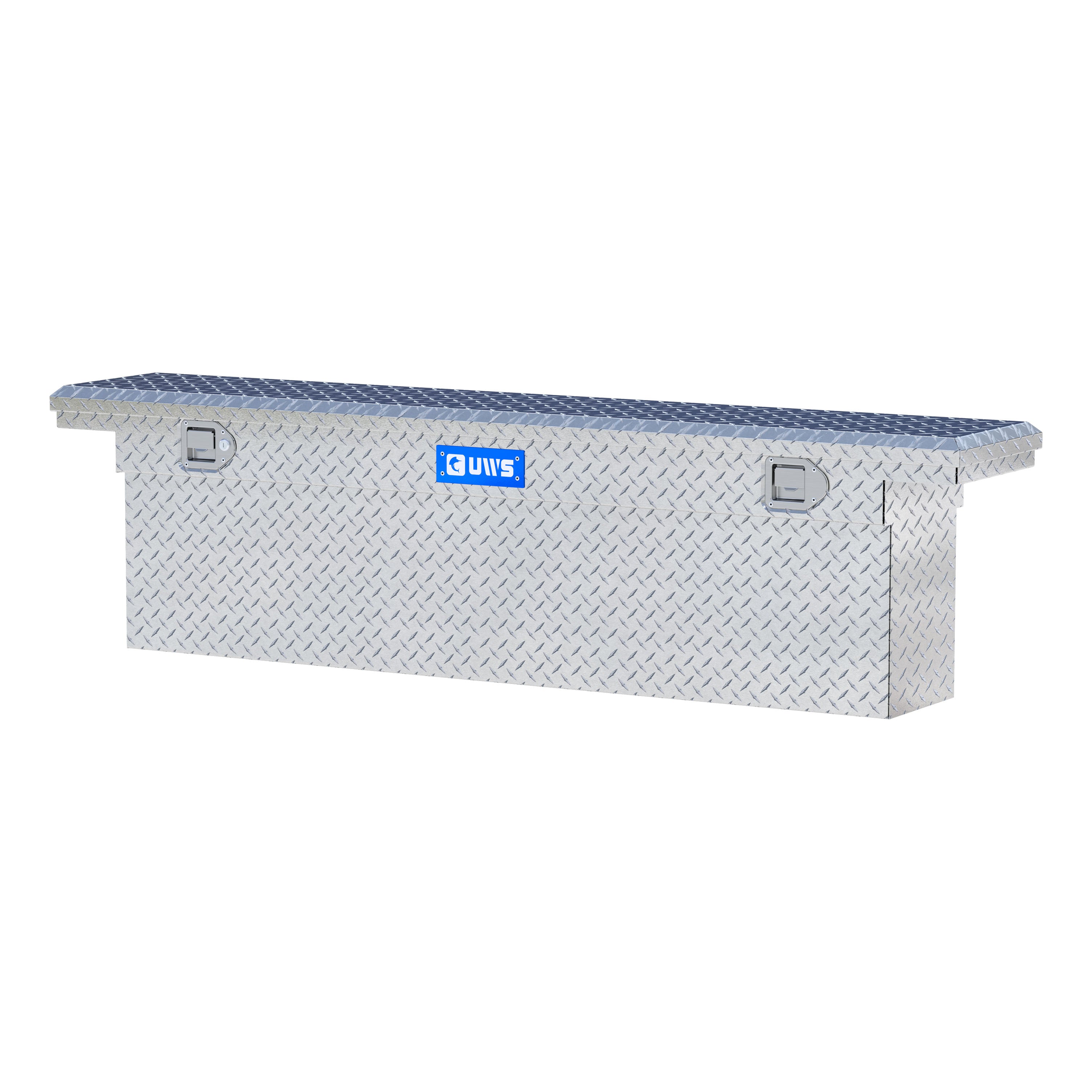 UWS TBSD-69-SL-LP Bright Aluminum 69" Deep Slim Truck Tool Box, Low Profile (LTL Shipping Only)