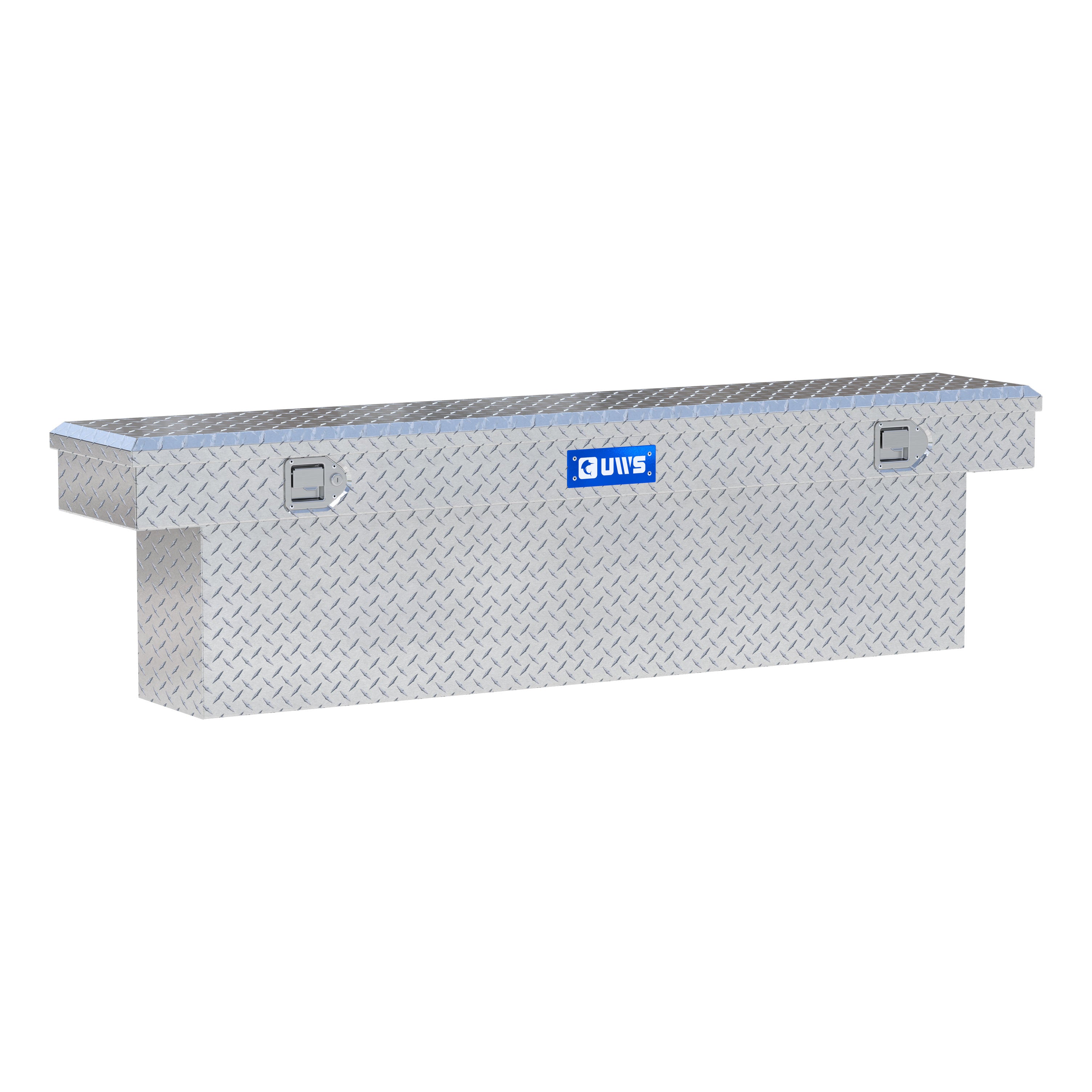 UWS TBSD-69-SL Bright Aluminum 69" Deep Slim-Line Crossover Truck Tool Box (LTL Shipping Only)
