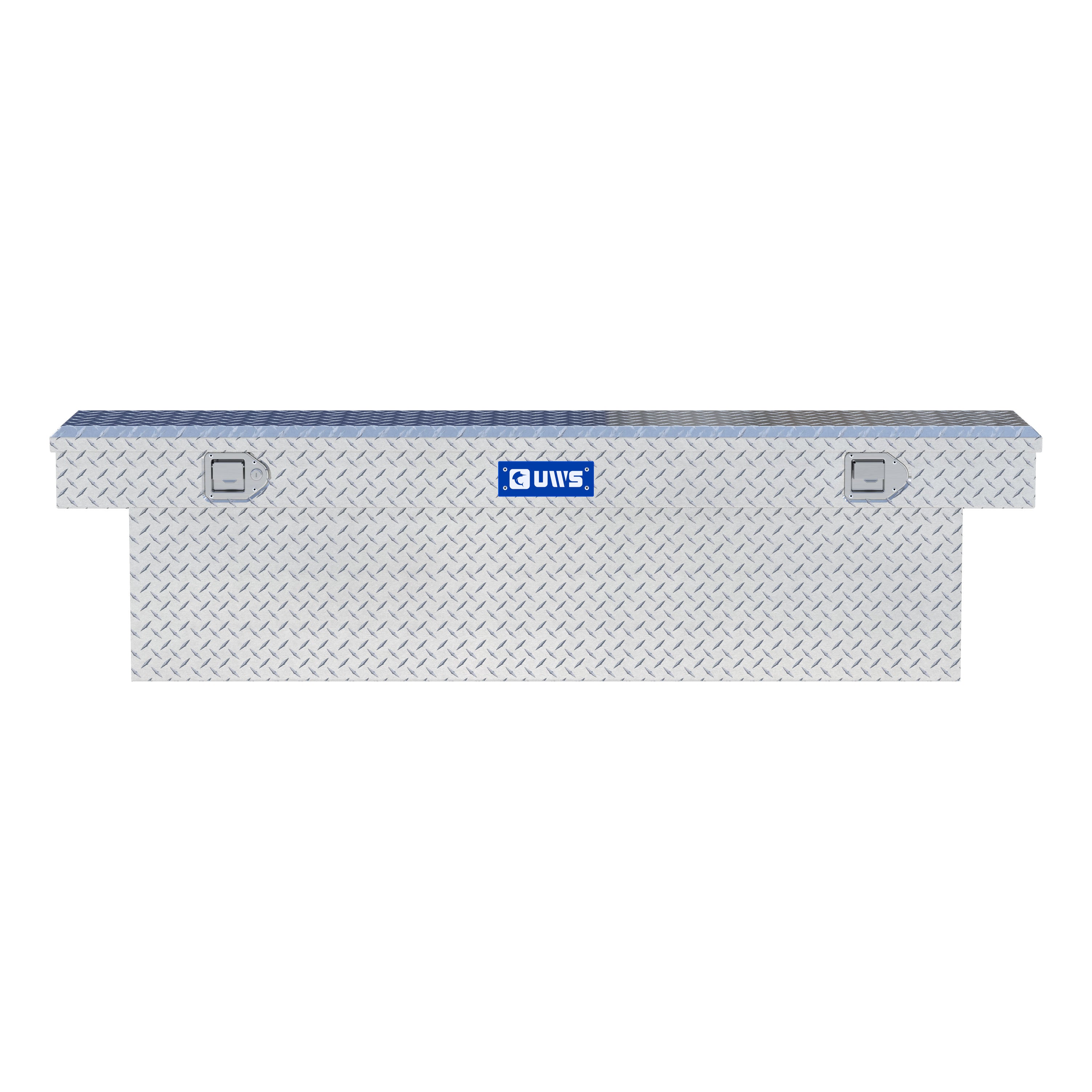 UWS TBSD-69-SL Bright Aluminum 69" Deep Slim-Line Crossover Truck Tool Box (LTL Shipping Only)