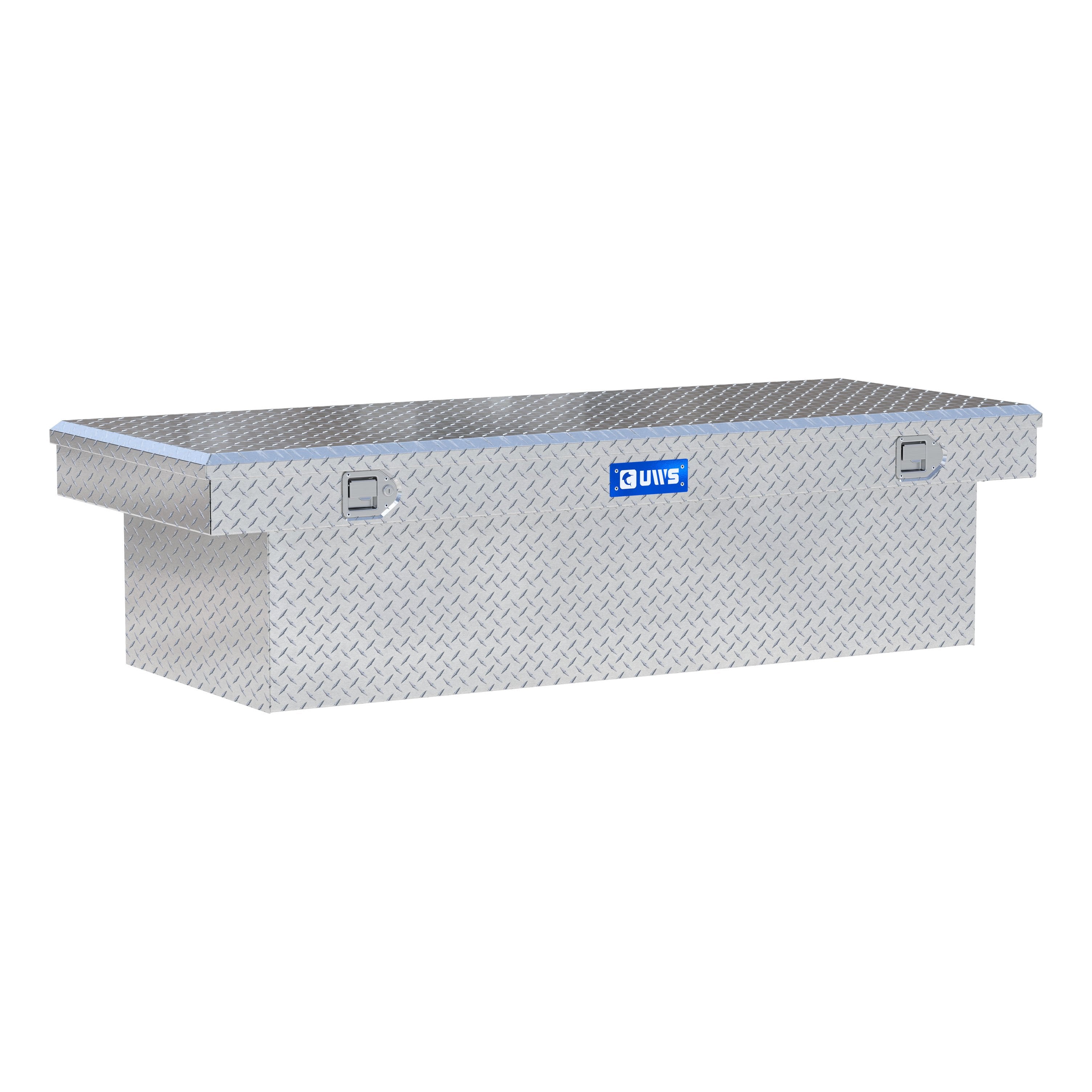UWS TBSD-72-LBTA Bright Aluminum 72" Deep Extra-Wide Crossover Truck Tool Box