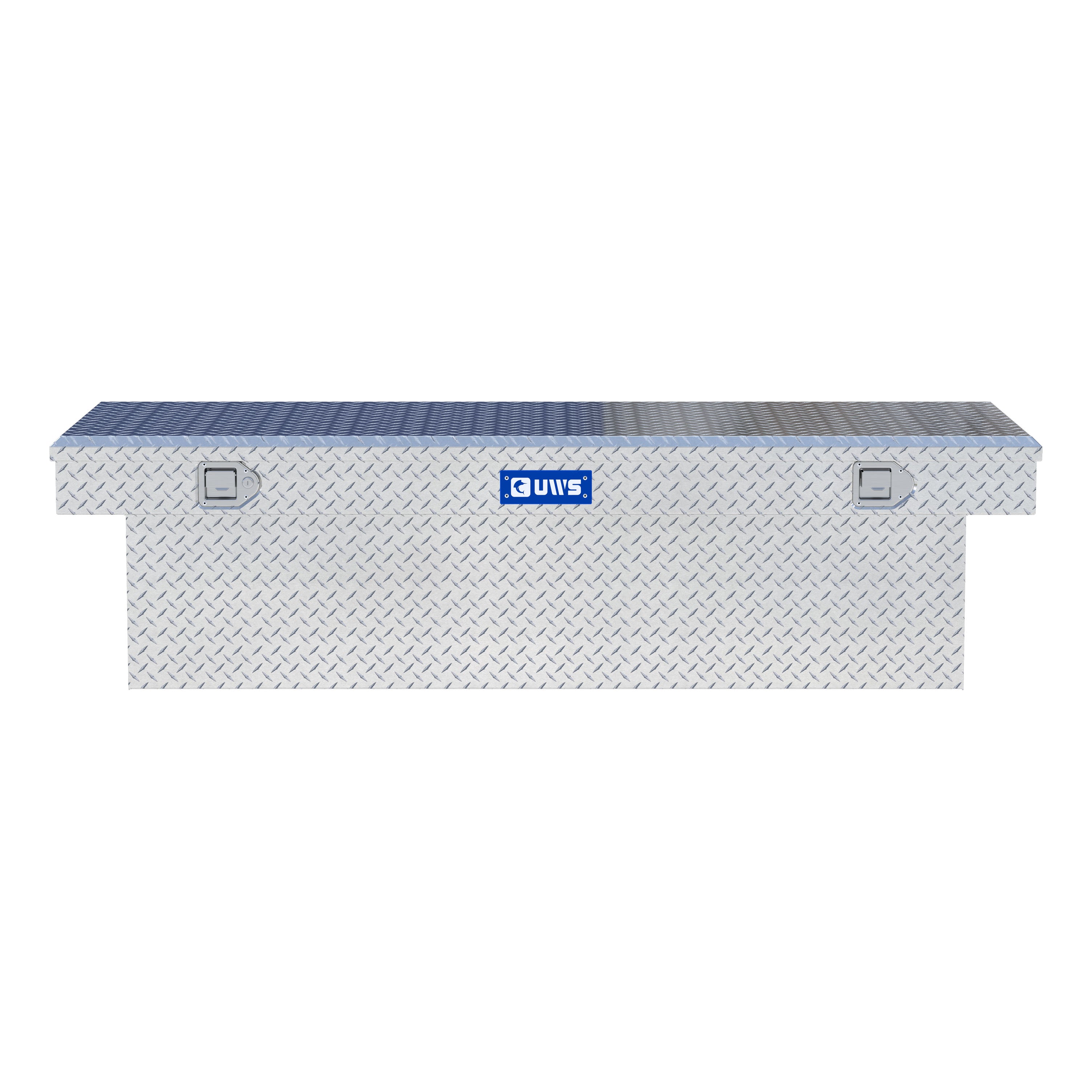 UWS TBSD-72-LBTA Bright Aluminum 72" Deep Extra-Wide Crossover Truck Tool Box