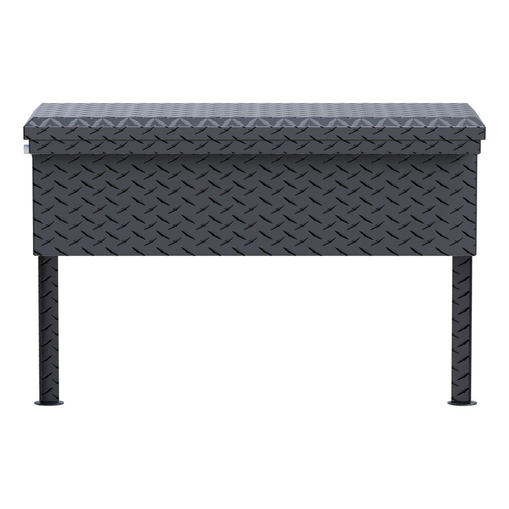 UWS TBSM-36-LP-MB Matte Black Aluminum 36" Truck Side Tool Box, Low Profile (LTL Shipping Only)