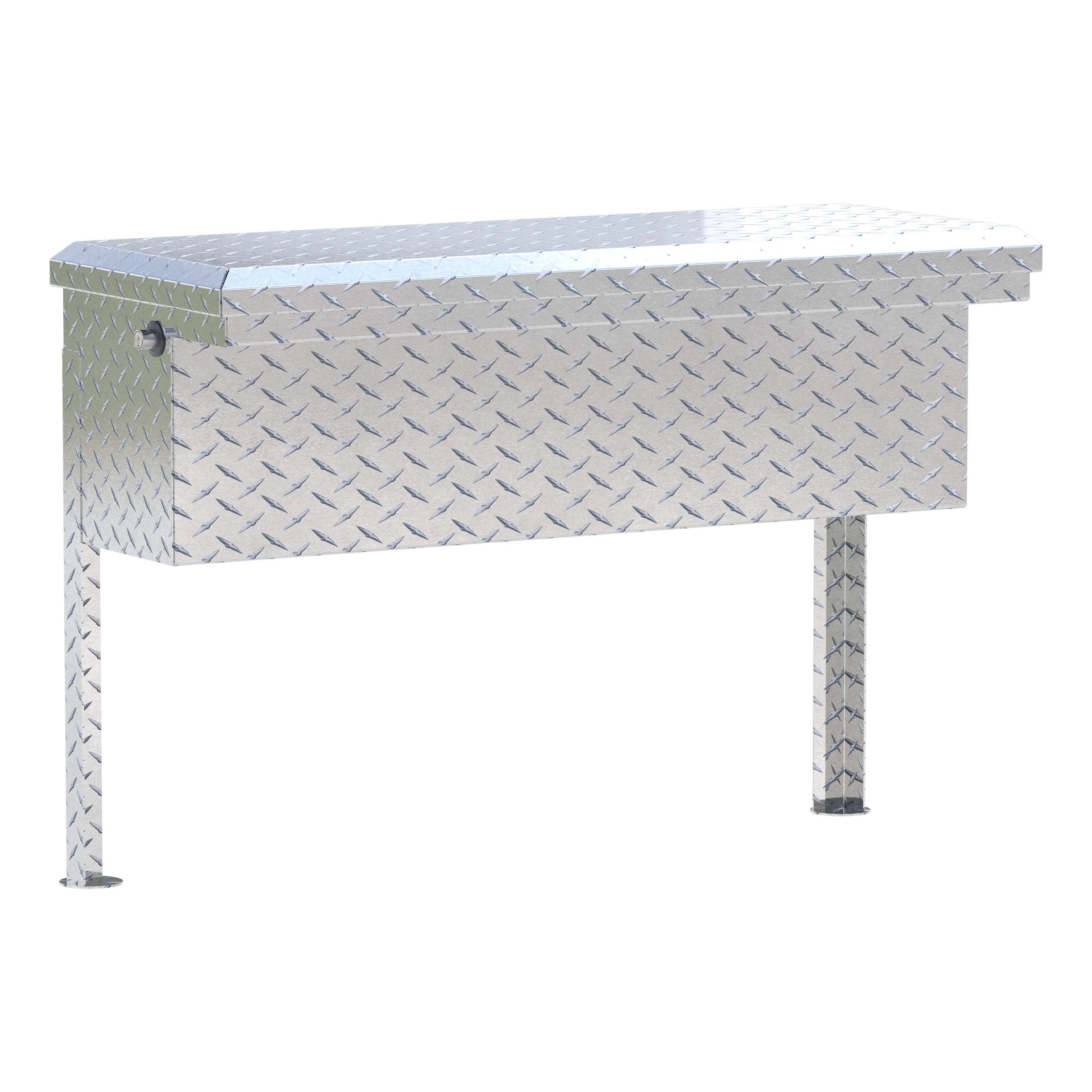 UWS TBSM-36-LP Bright Aluminum 36" Truck Side Tool Box with Low Profile (LTL Shipping Only)