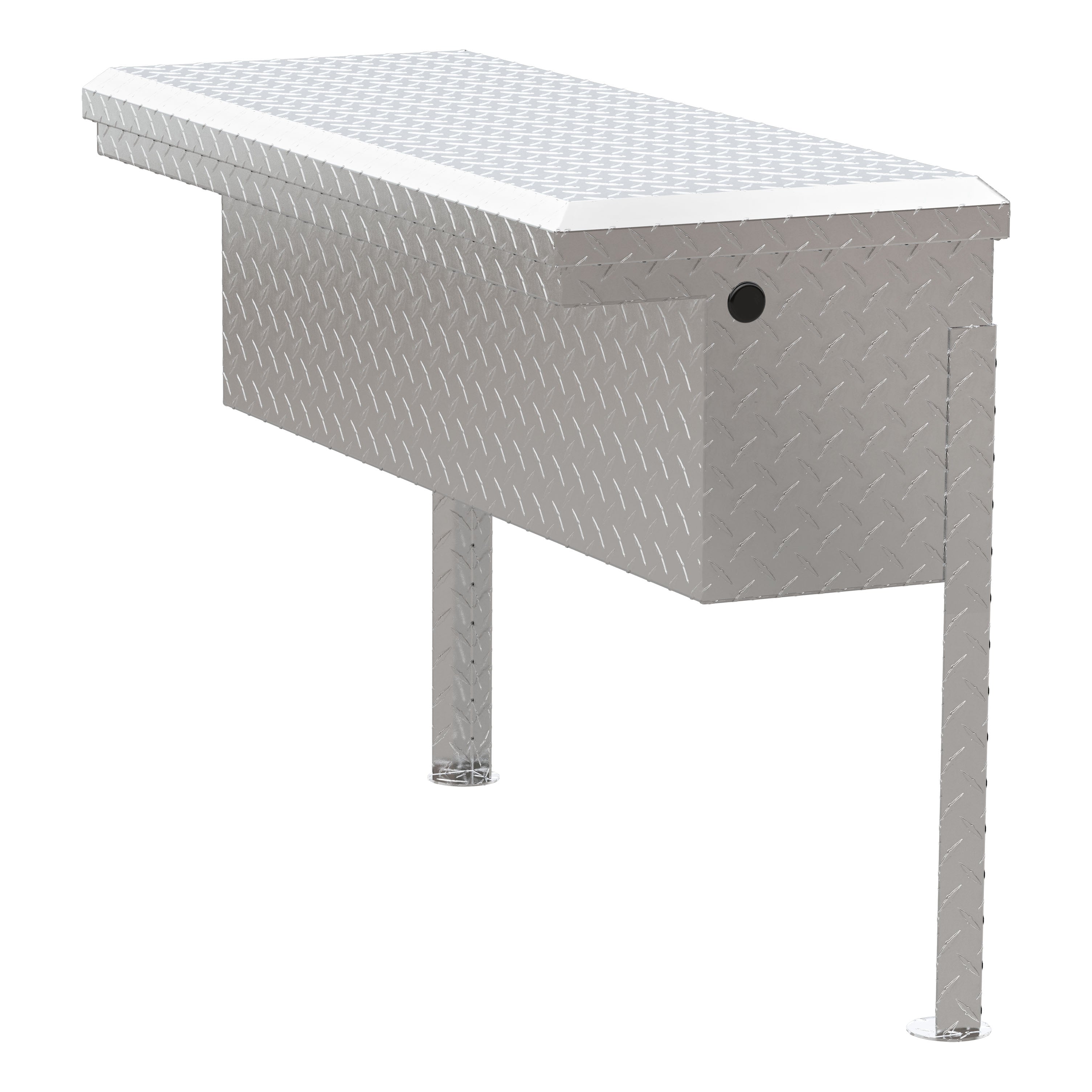 UWS TBSM-36-LP Bright Aluminum 36" Truck Side Tool Box with Low Profile (LTL Shipping Only)